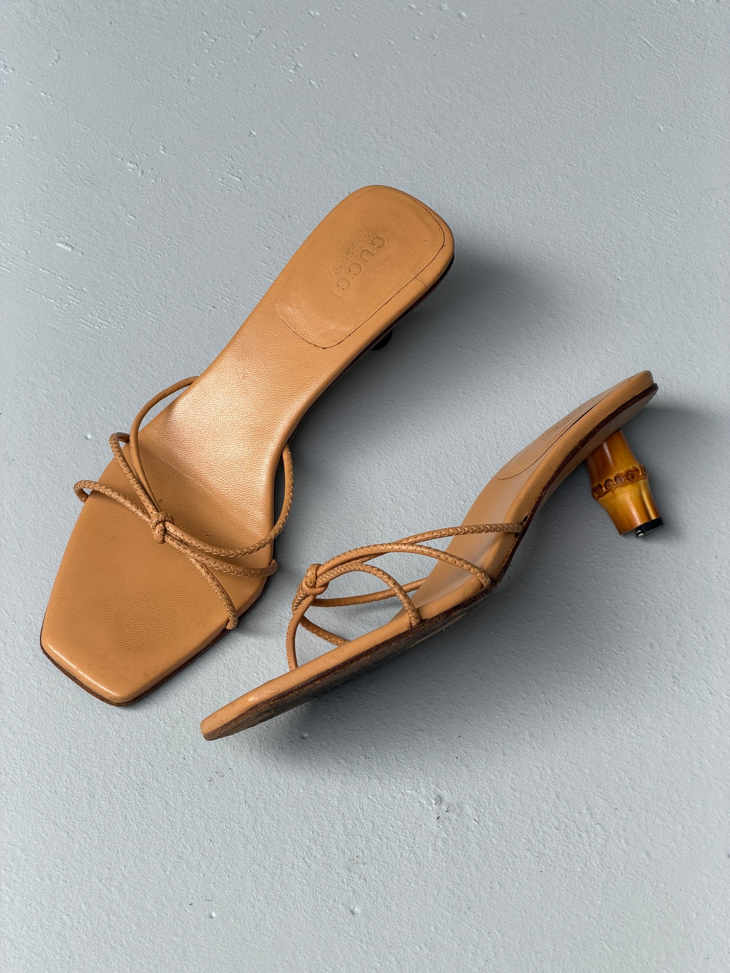 gucci spring 2002 bamboo heels