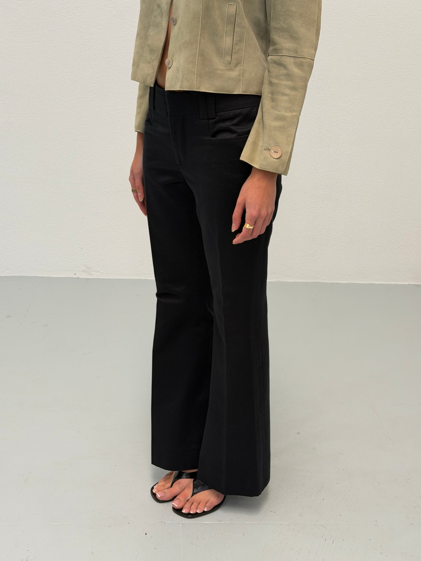 gucci by tom ford spring summer 2003 black trousers