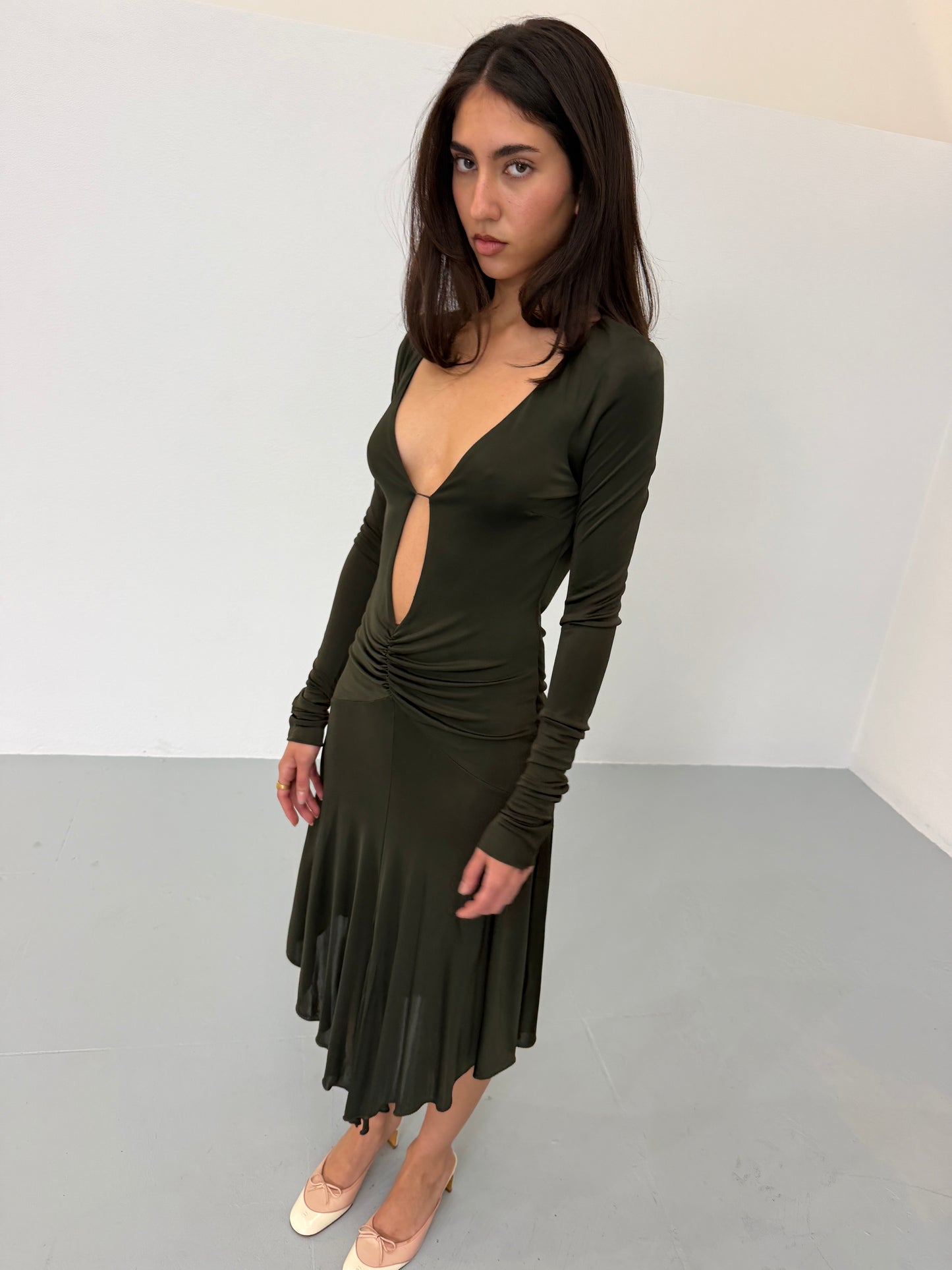 (reserved) gucci fall 2003 keyhole dress