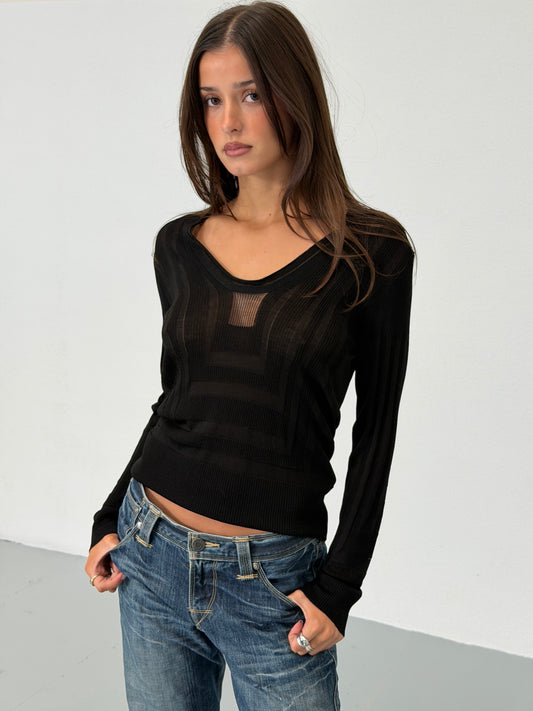 yves saint laurent by tom ford knit top