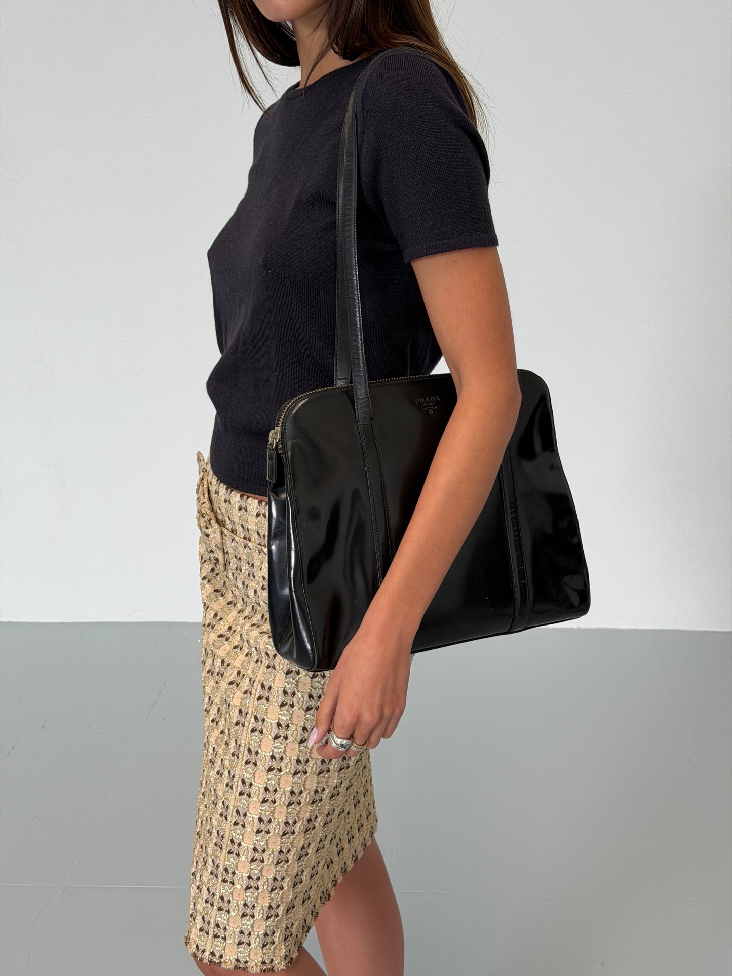 prada 1995 spazzolato bag