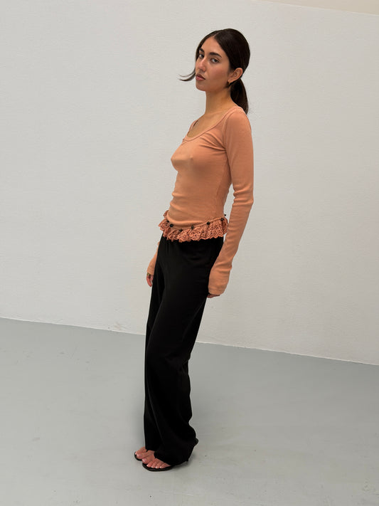dirk bikkembergs 2000s long sleeve knit