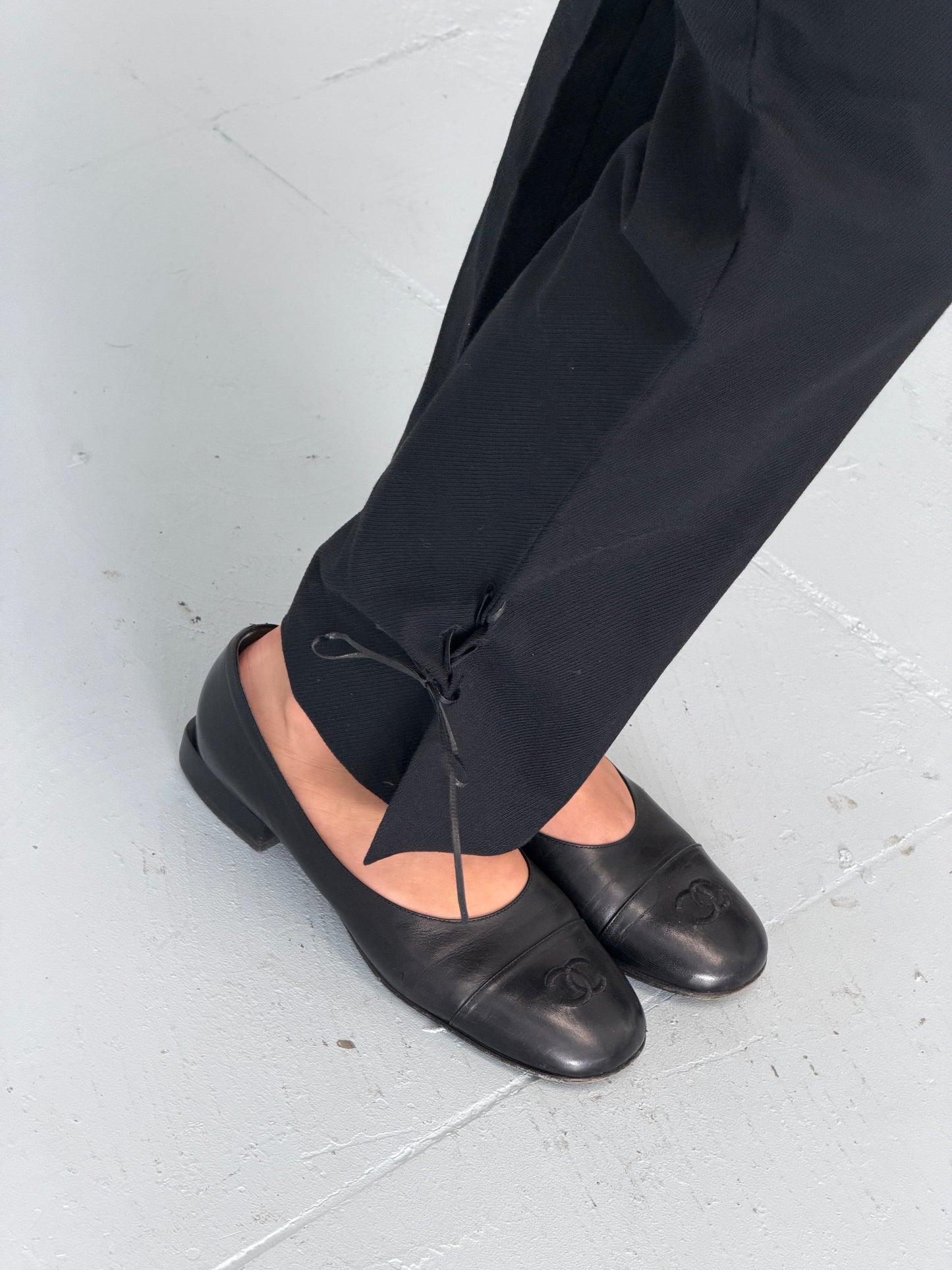 romeo gigli 1990s ribbon tie pants