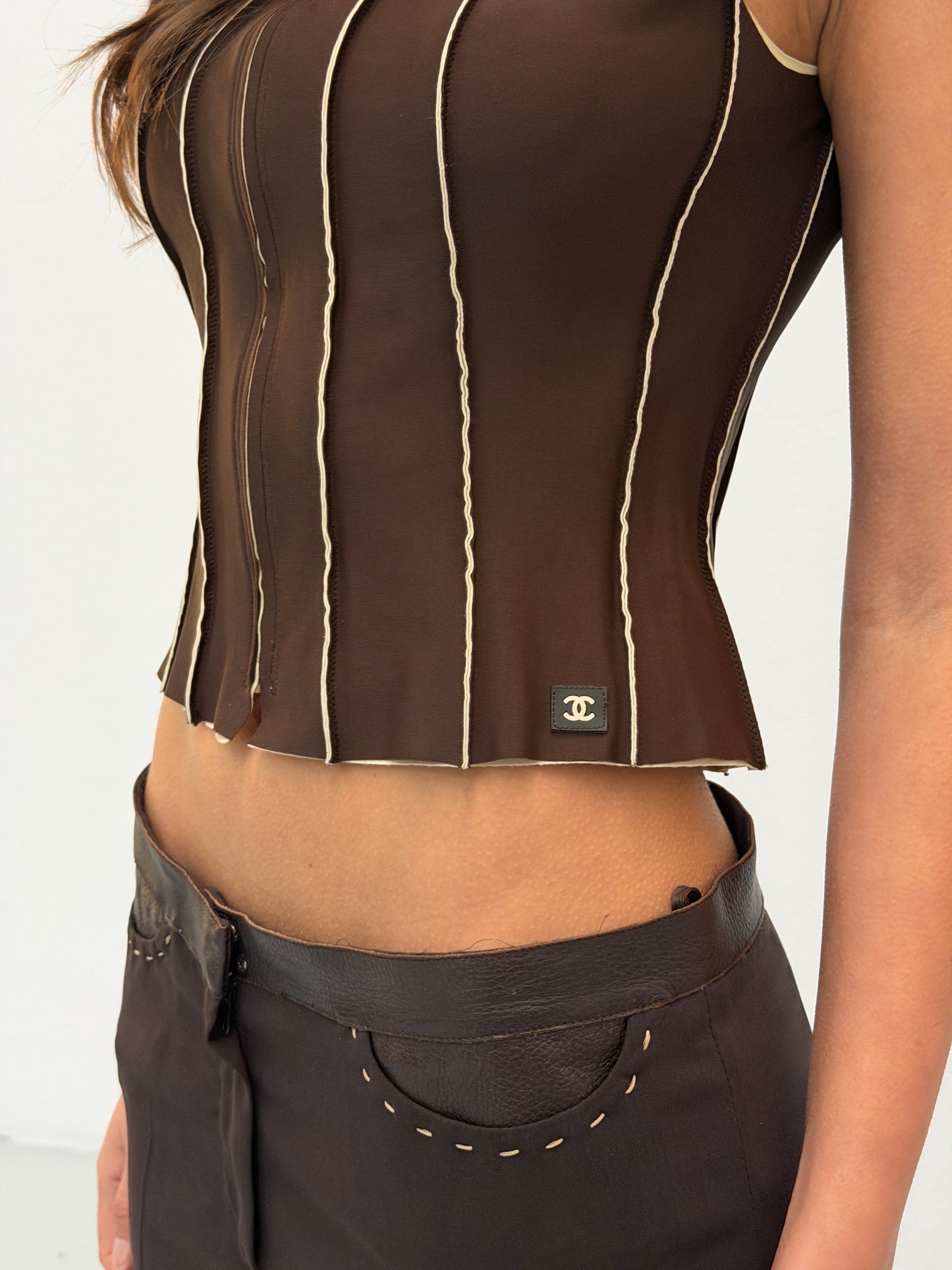 chanel spring 2000 runway zip top