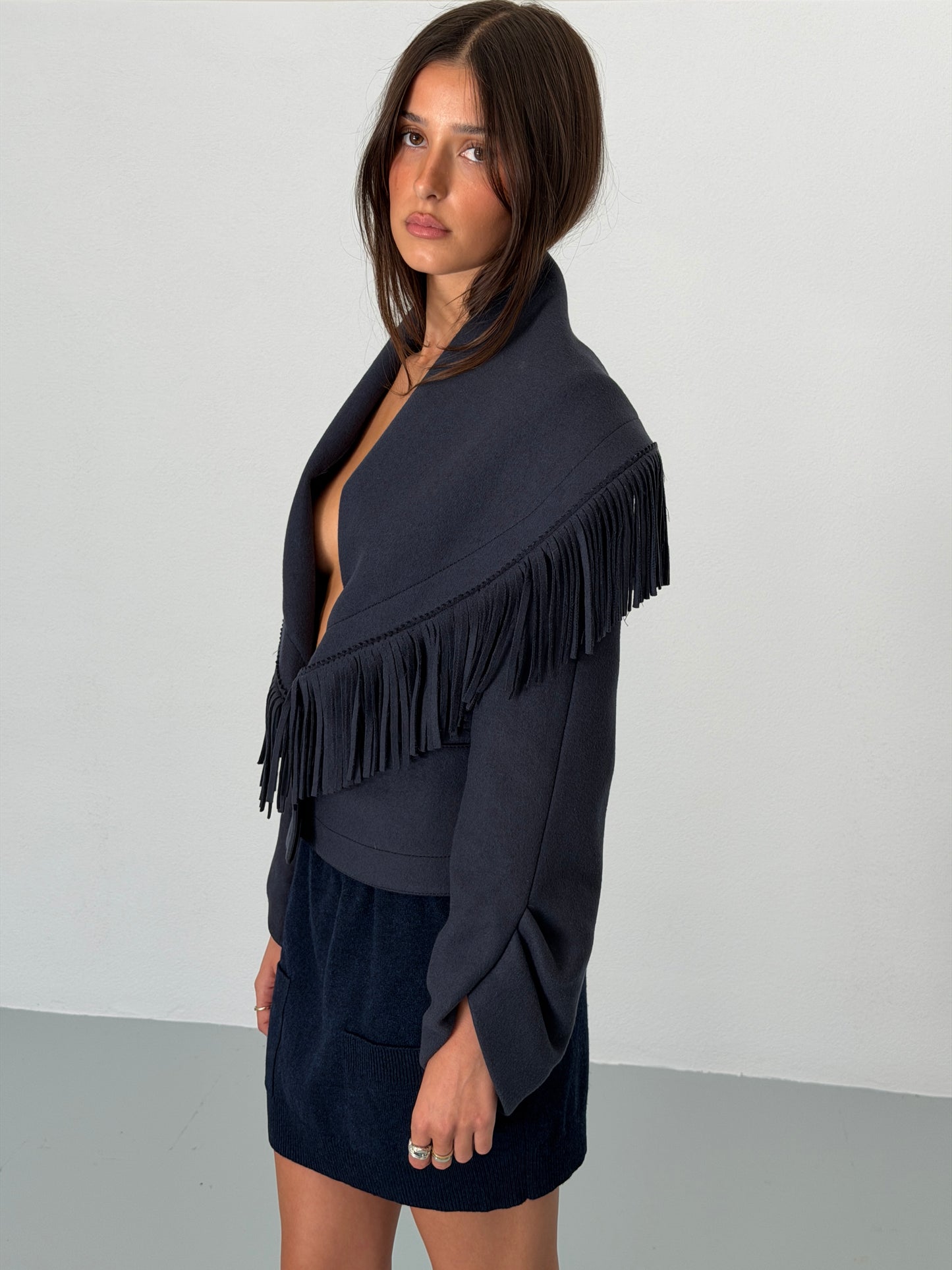 gaetano navarra fall 2003 fringe jacket