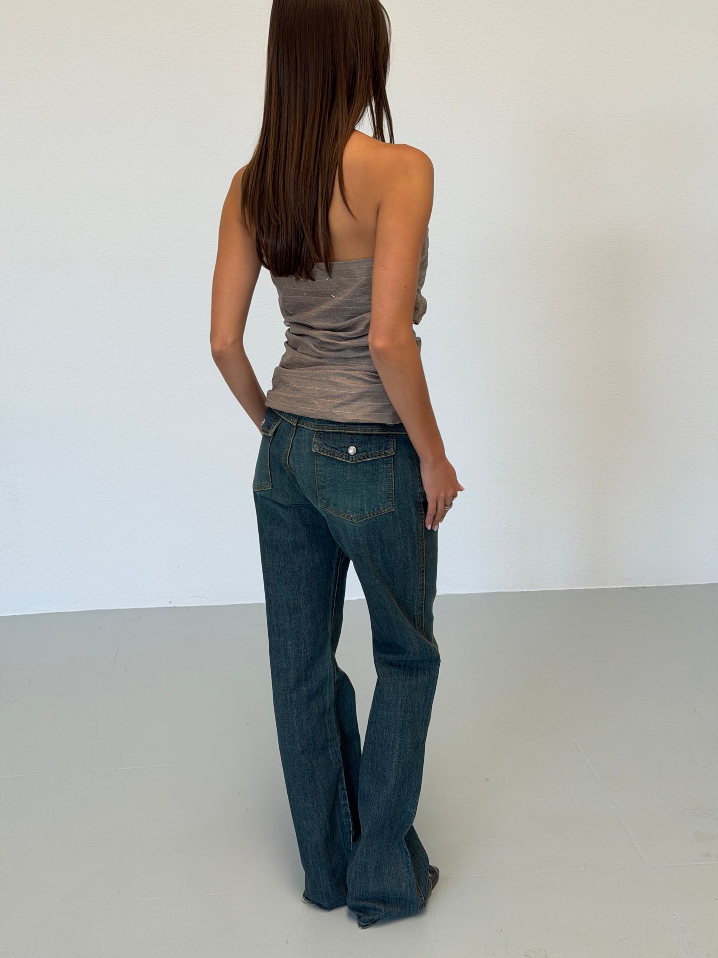 maison margiela bustier top