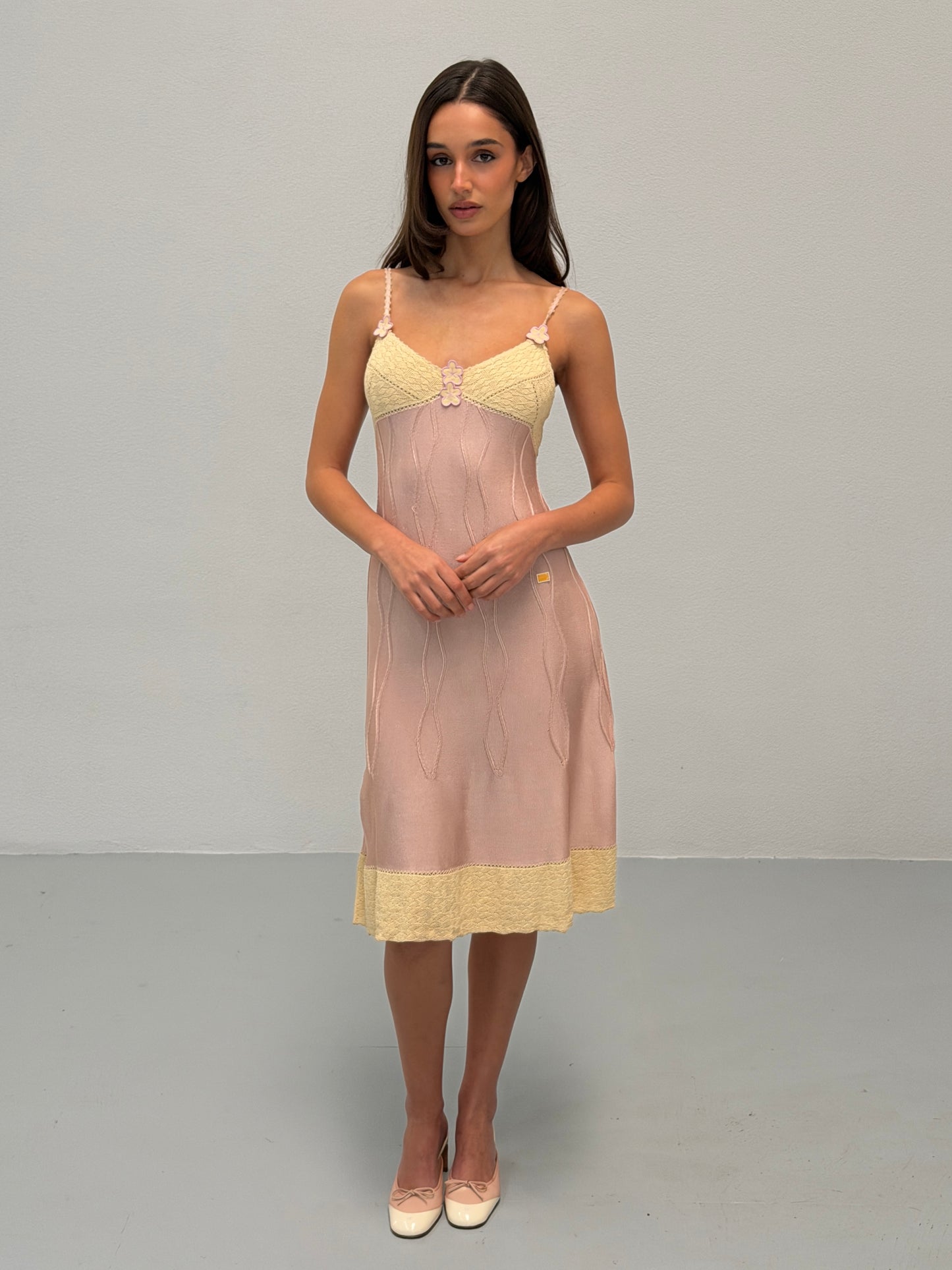 chanel spring summer 2005 runway knit dress