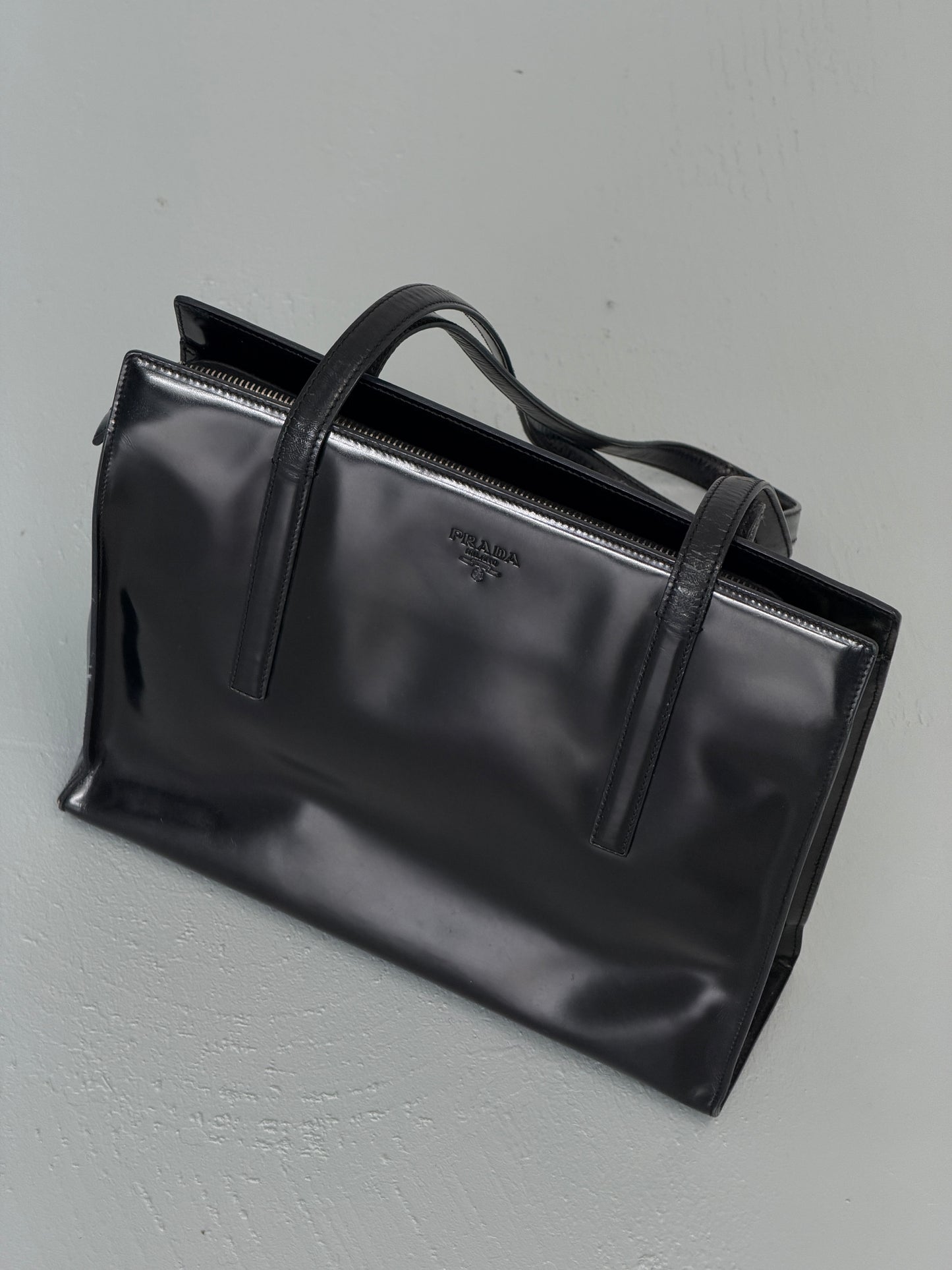 prada 1995 carolyn bessette spazzolato bag