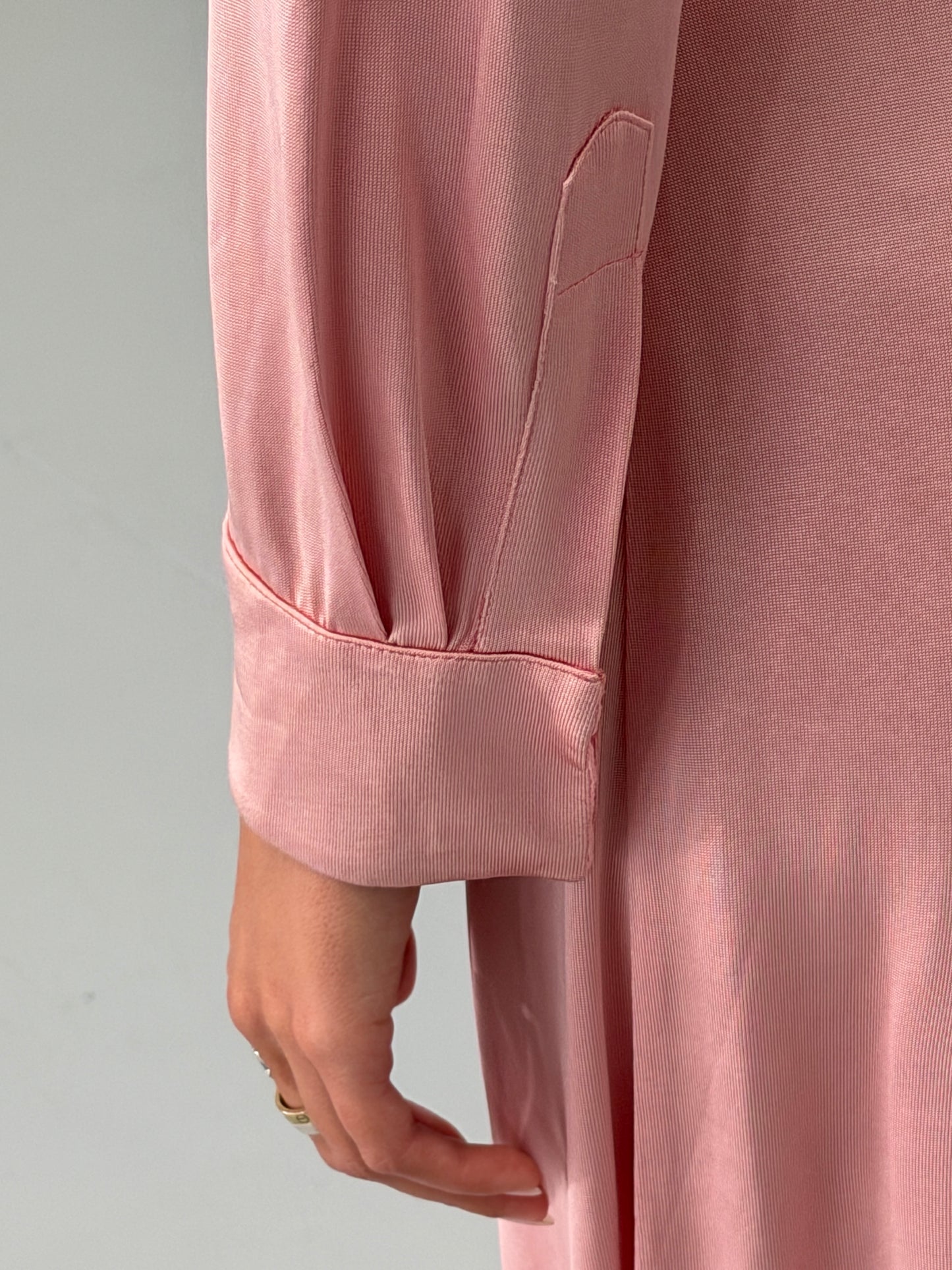 (reserved) gucci spring summer 2000 pink draped dress