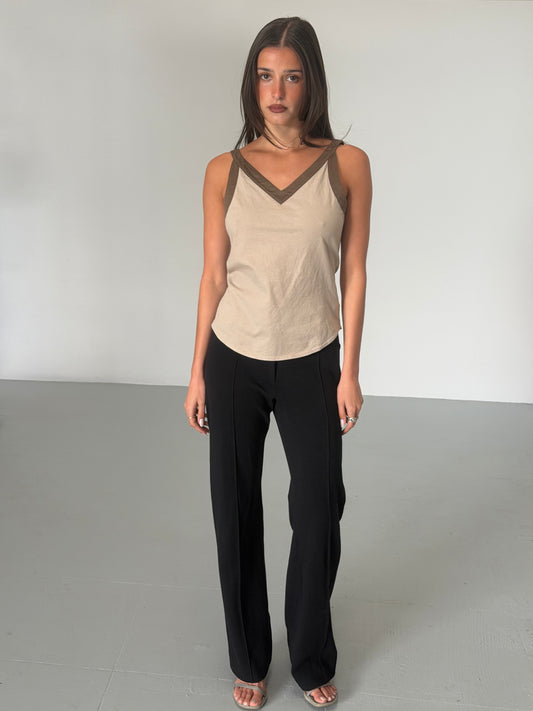 gianni versace couture 1990s black wool flared trousers