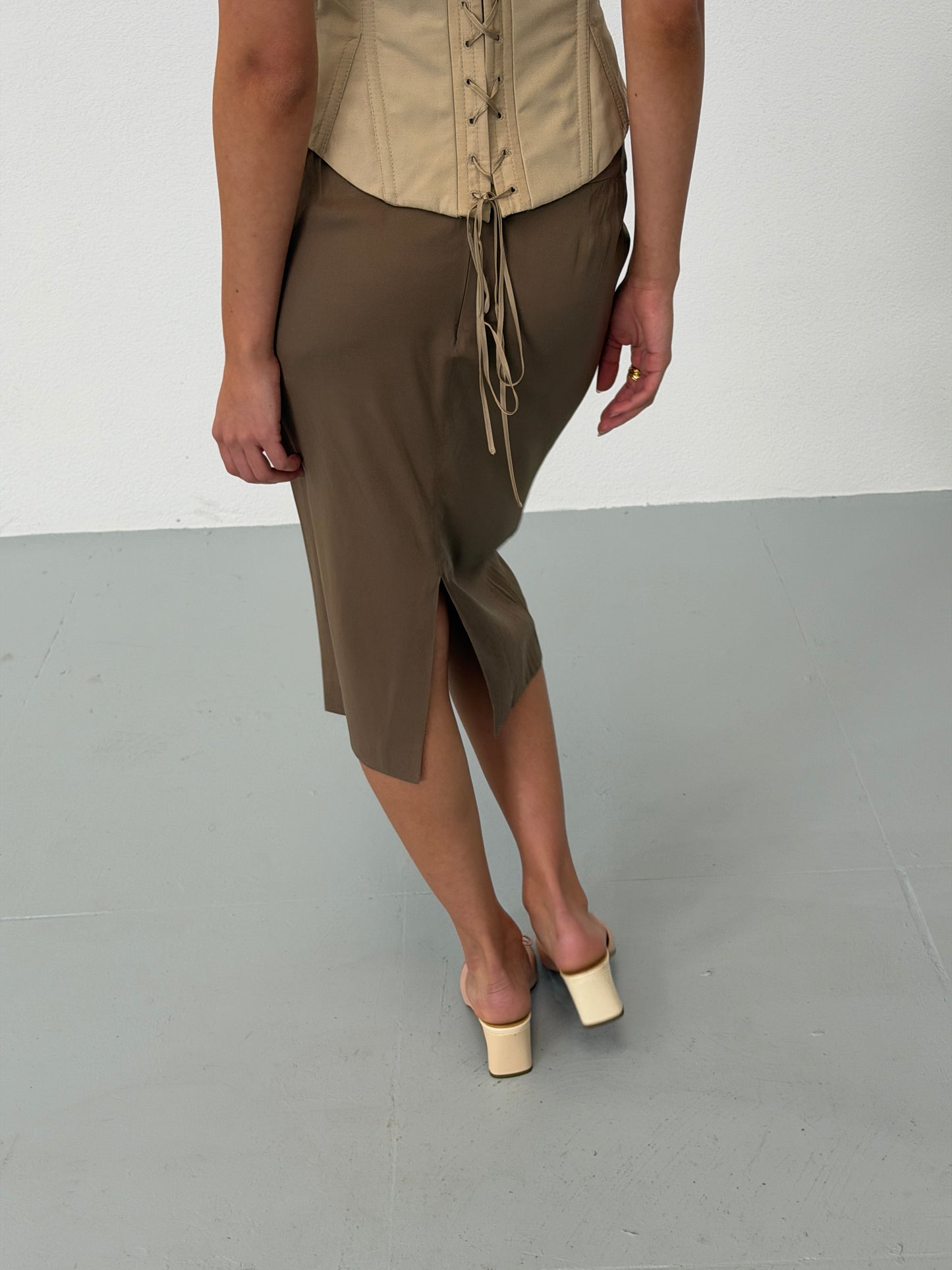 gucci 2004 midi skirt