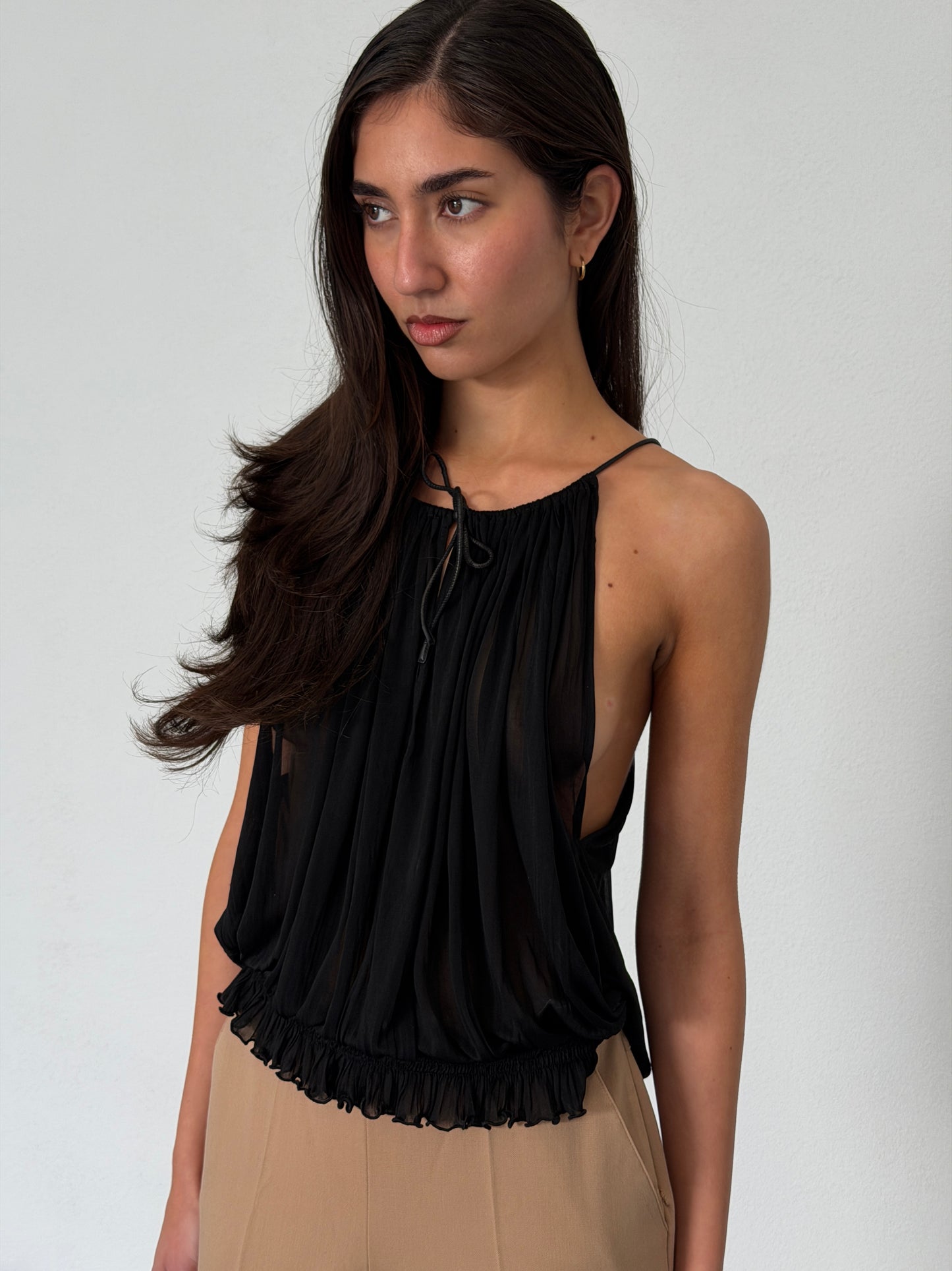 gucci by tom ford spring summer 2002 pleated camisole