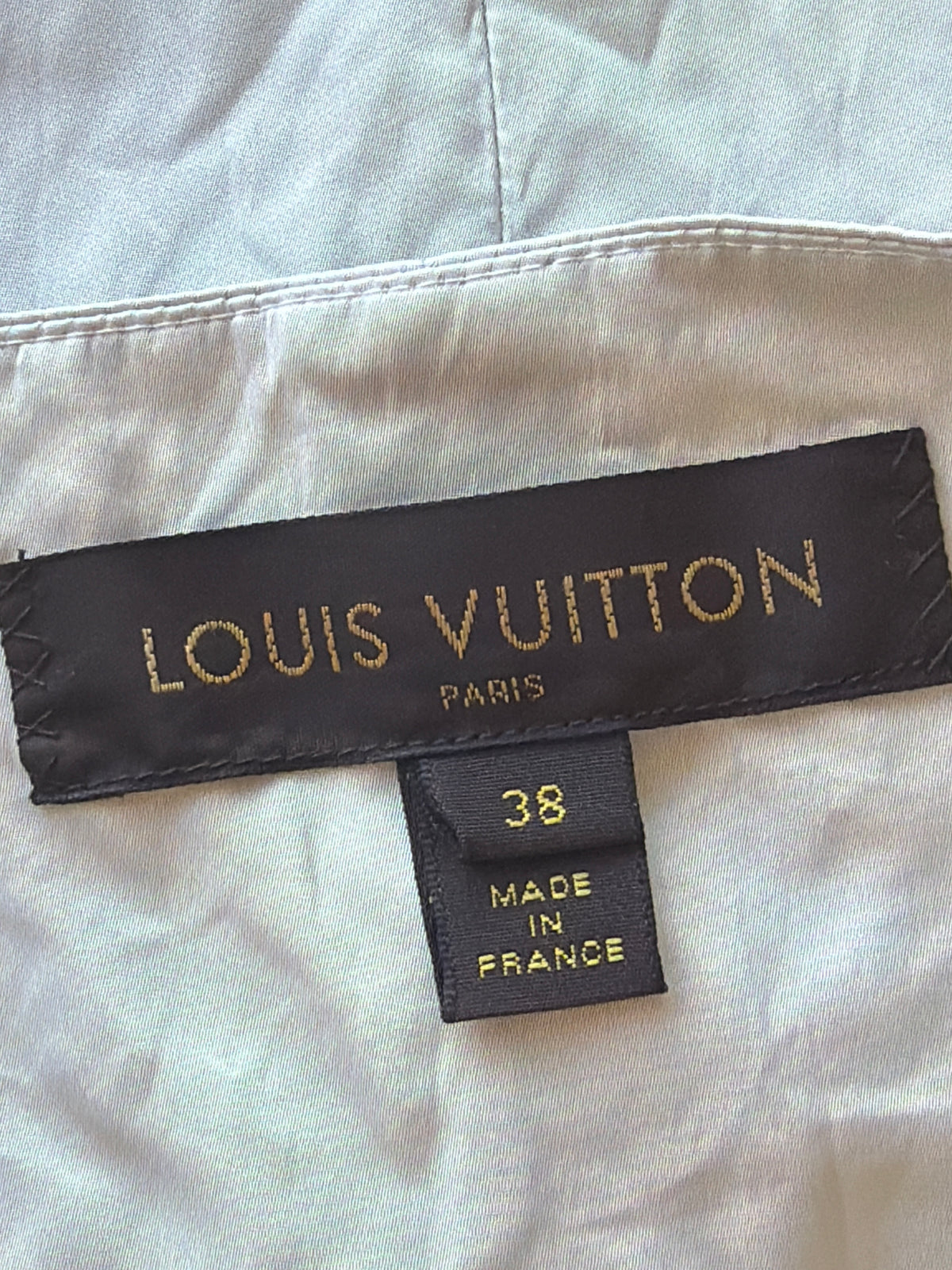 louis vuitton by marc jacobs 2000s light grey silk blend organza skirt