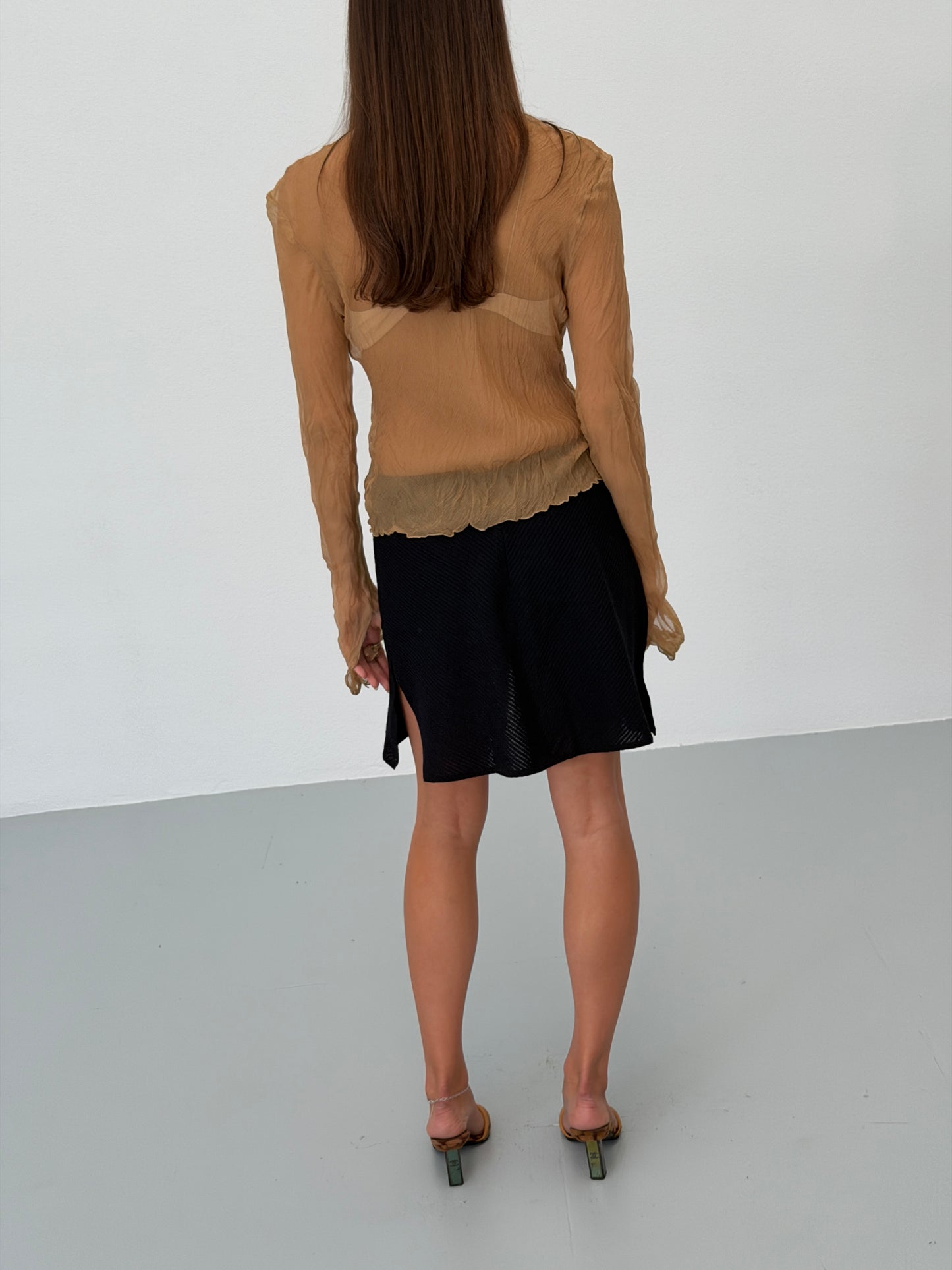 ermanno scervino sheer blouse