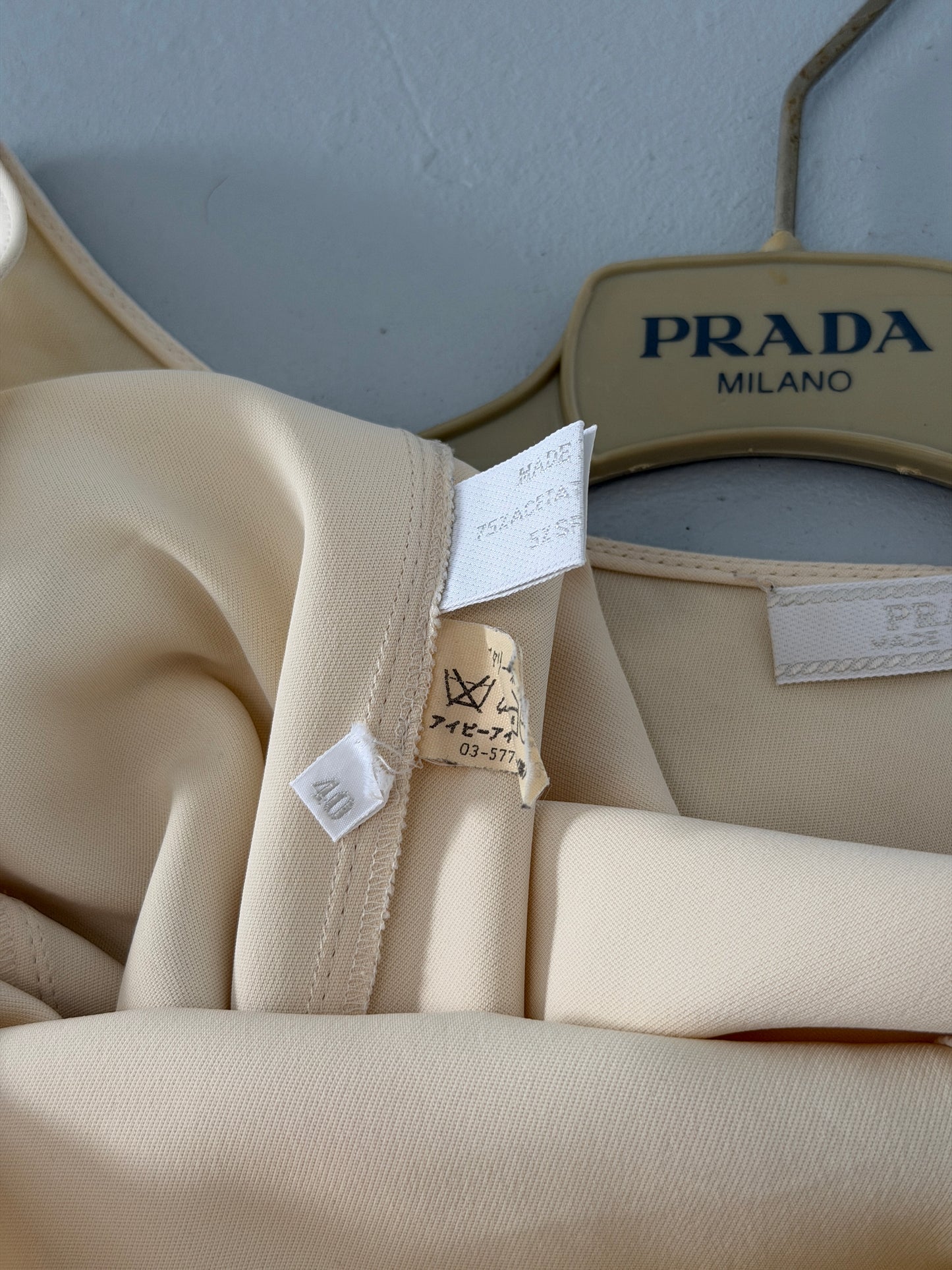 prada fall 1999 belted dress