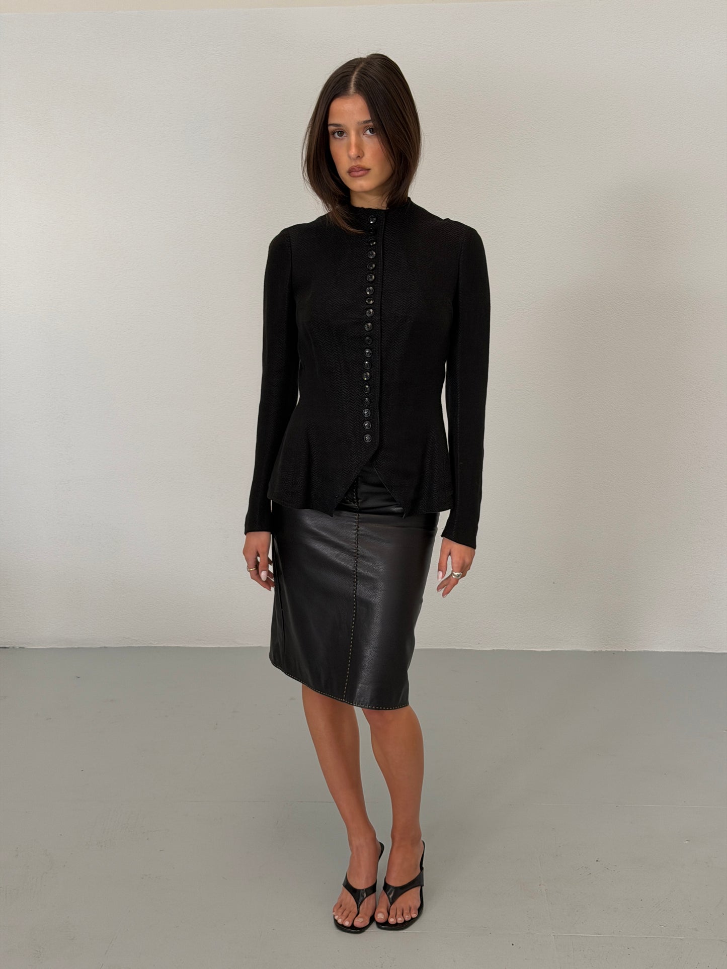 (rare) yohji yamamoto femme spring summer 1998 runway jacket