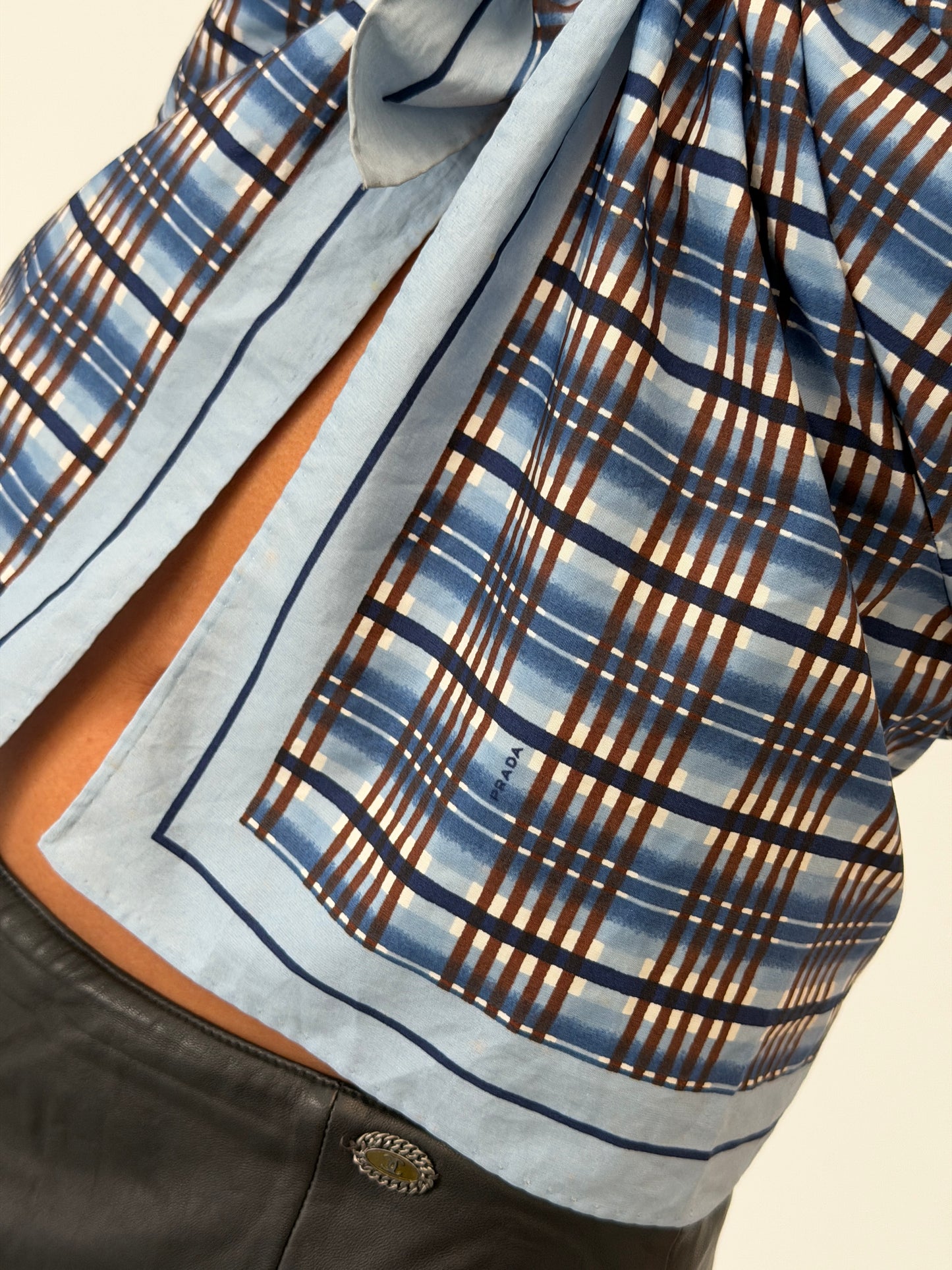 prada spring 2004 scarf top