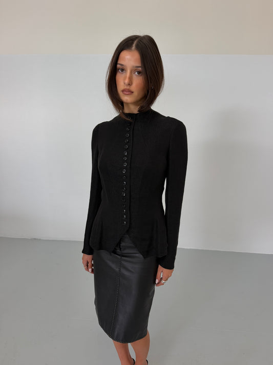 (rare) yohji yamamoto femme spring summer 1998 runway jacket
