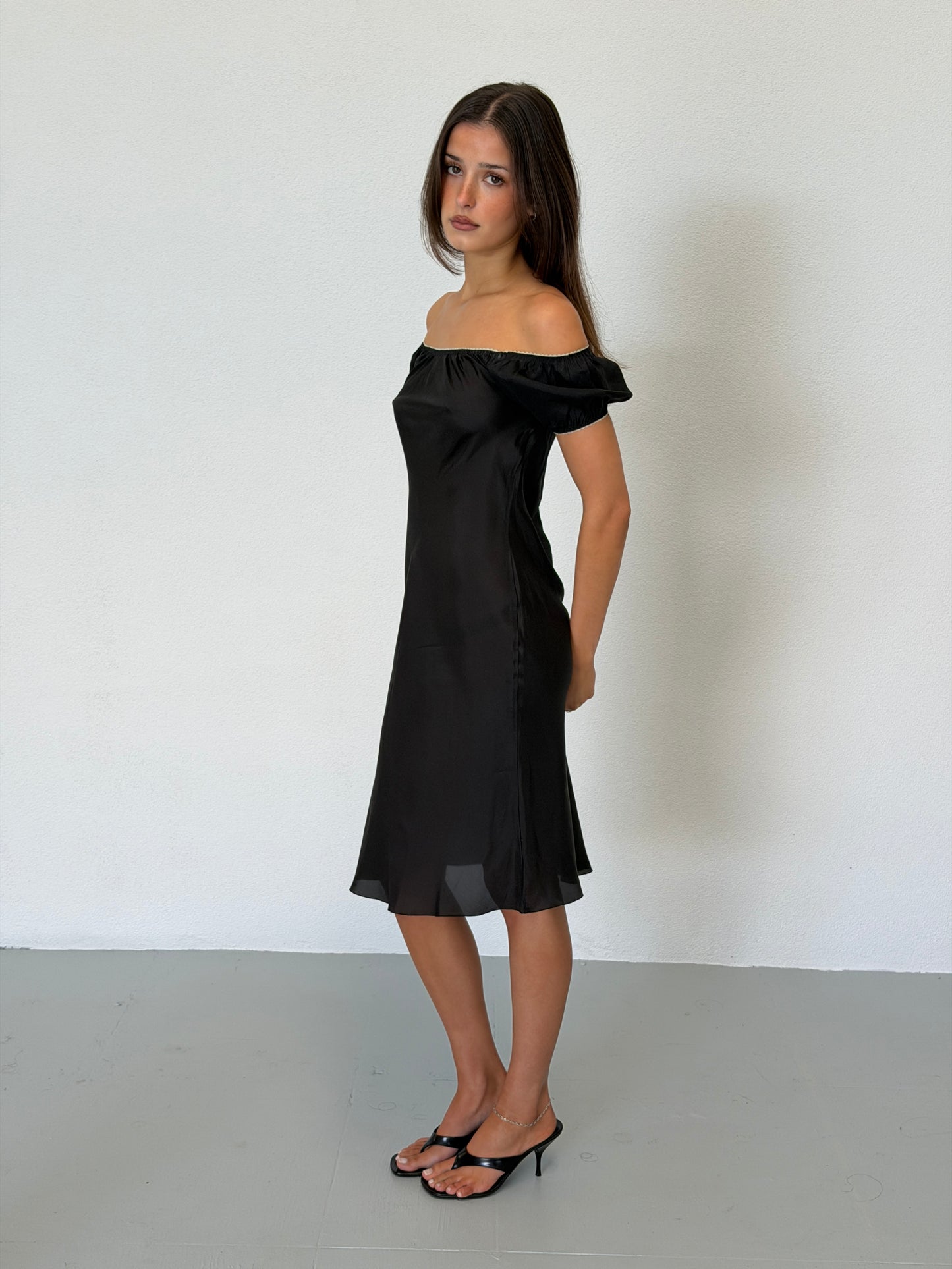 miu miu spring summer 1998 silk midi dress
