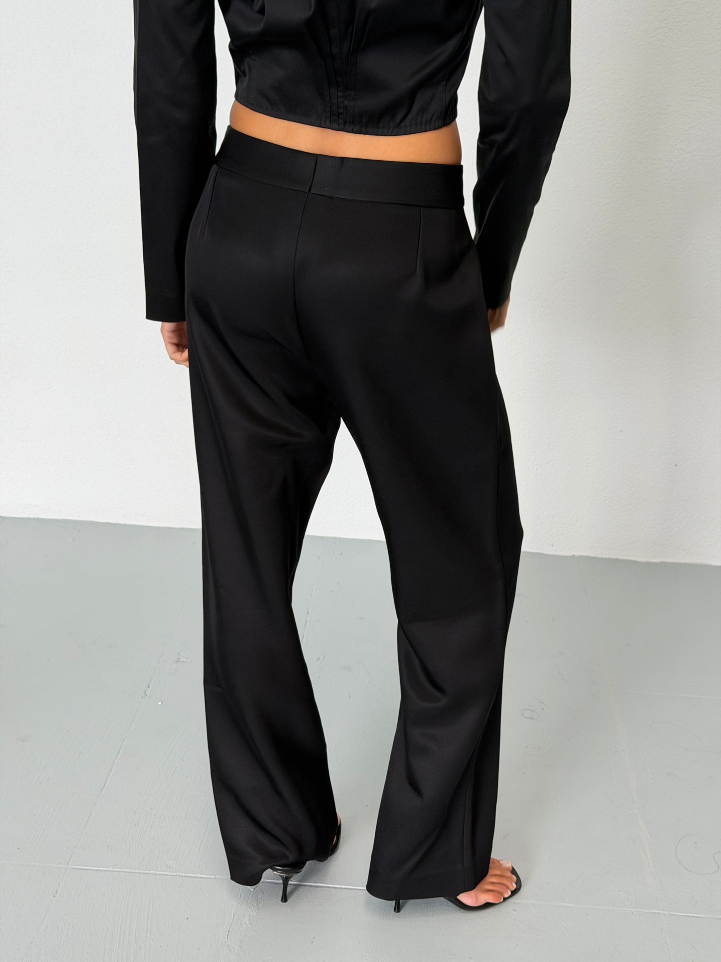 gucci spring summer 1999 black trousers