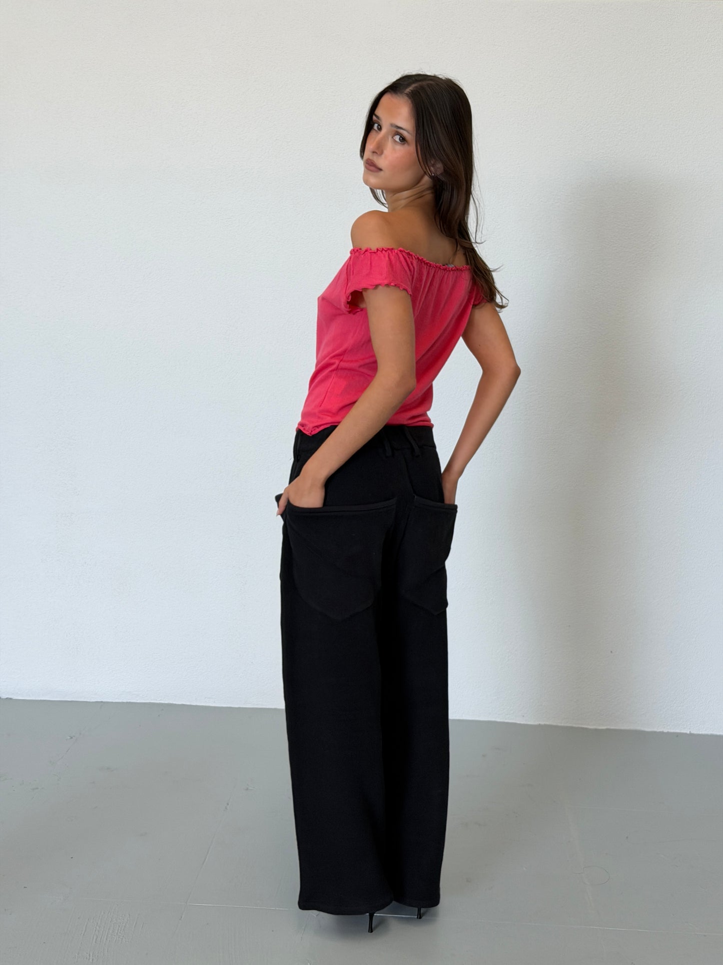 yohji yamamoto 1980s wide leg trousers