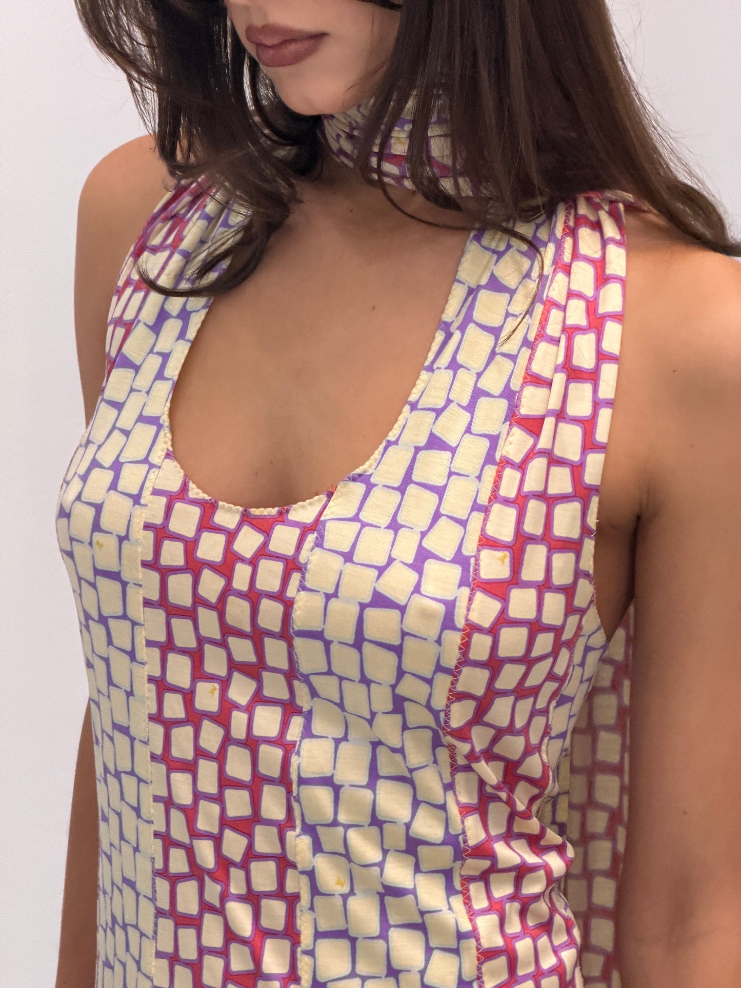 (reserved) louis vuitton spring 2000 by marc jacobs silk dress