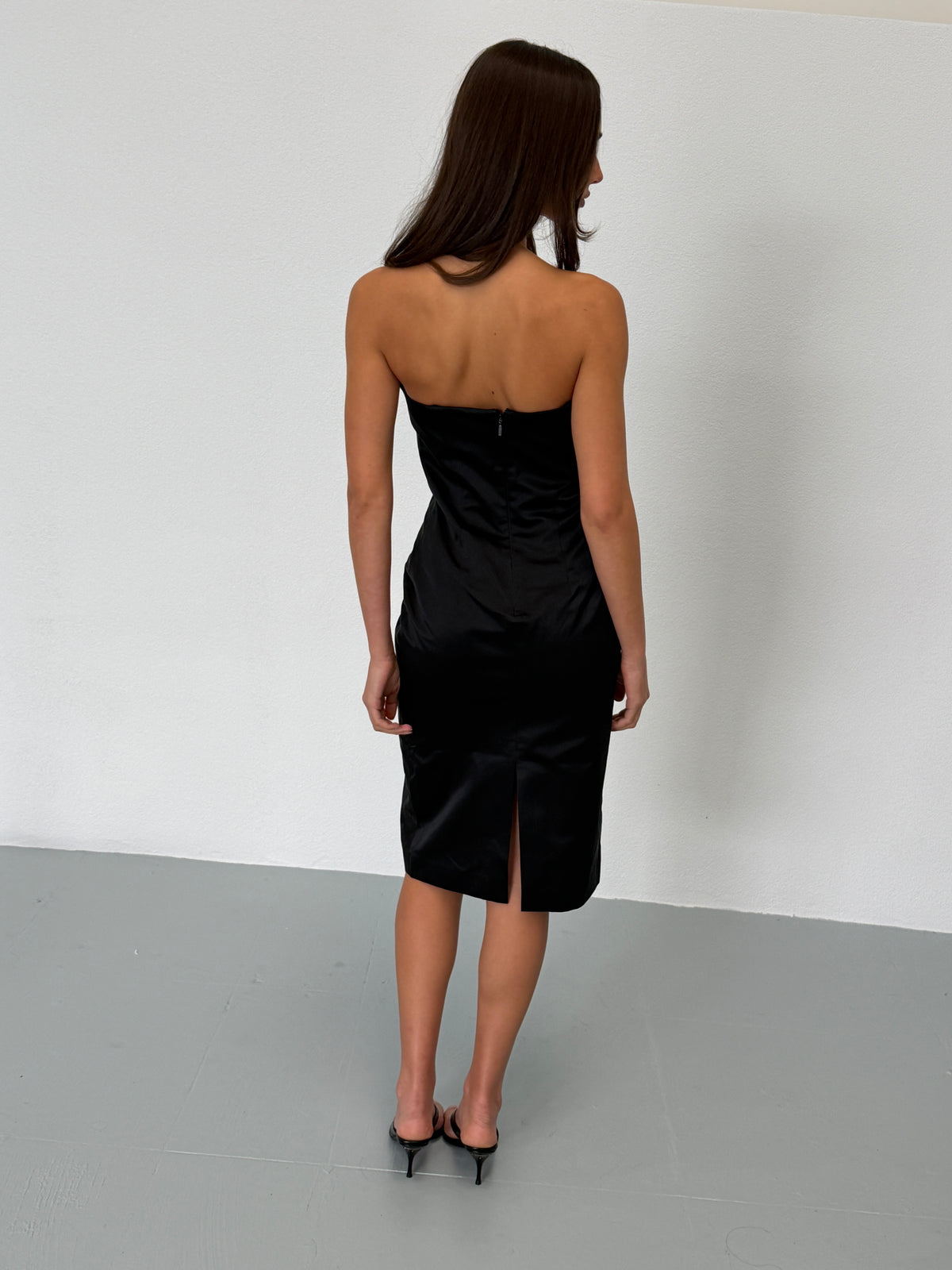 (archival) gucci spring 2001 bustier midi dress