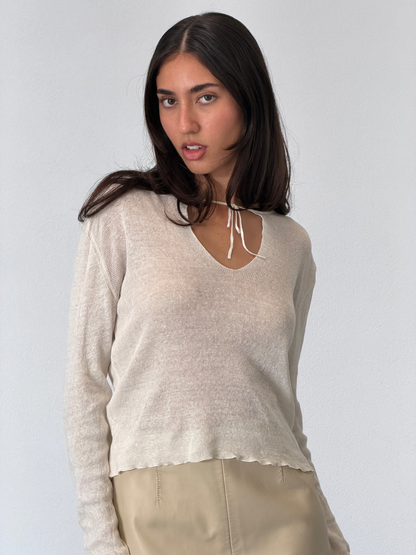 gucci spring 2000 keyhole top