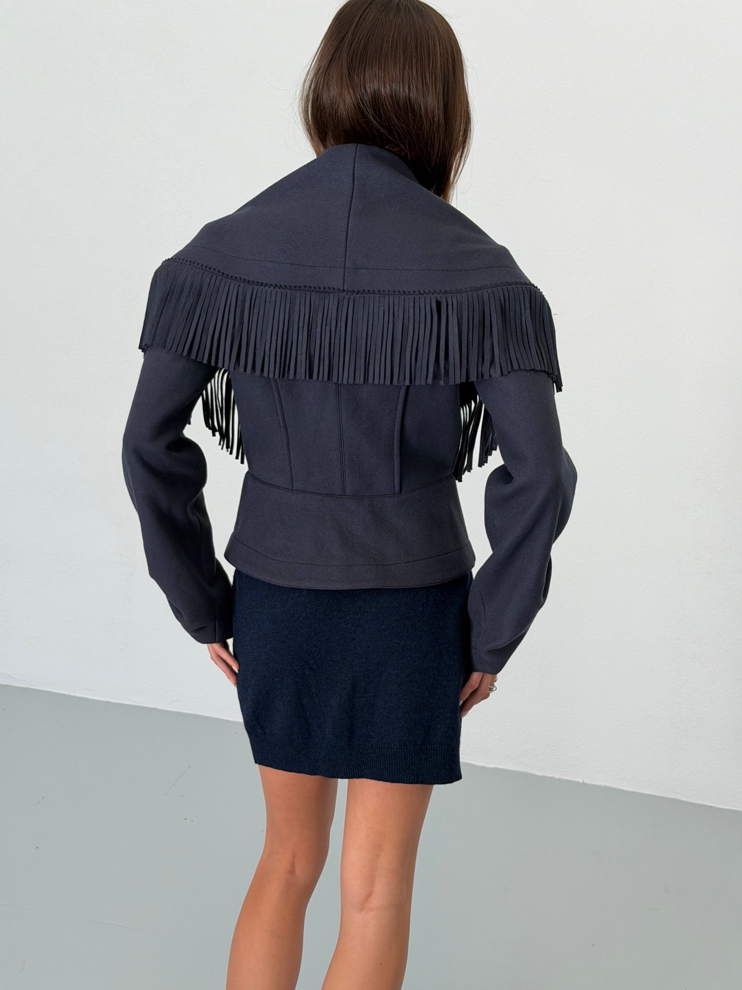 gaetano navarra fall 2003 fringe jacket