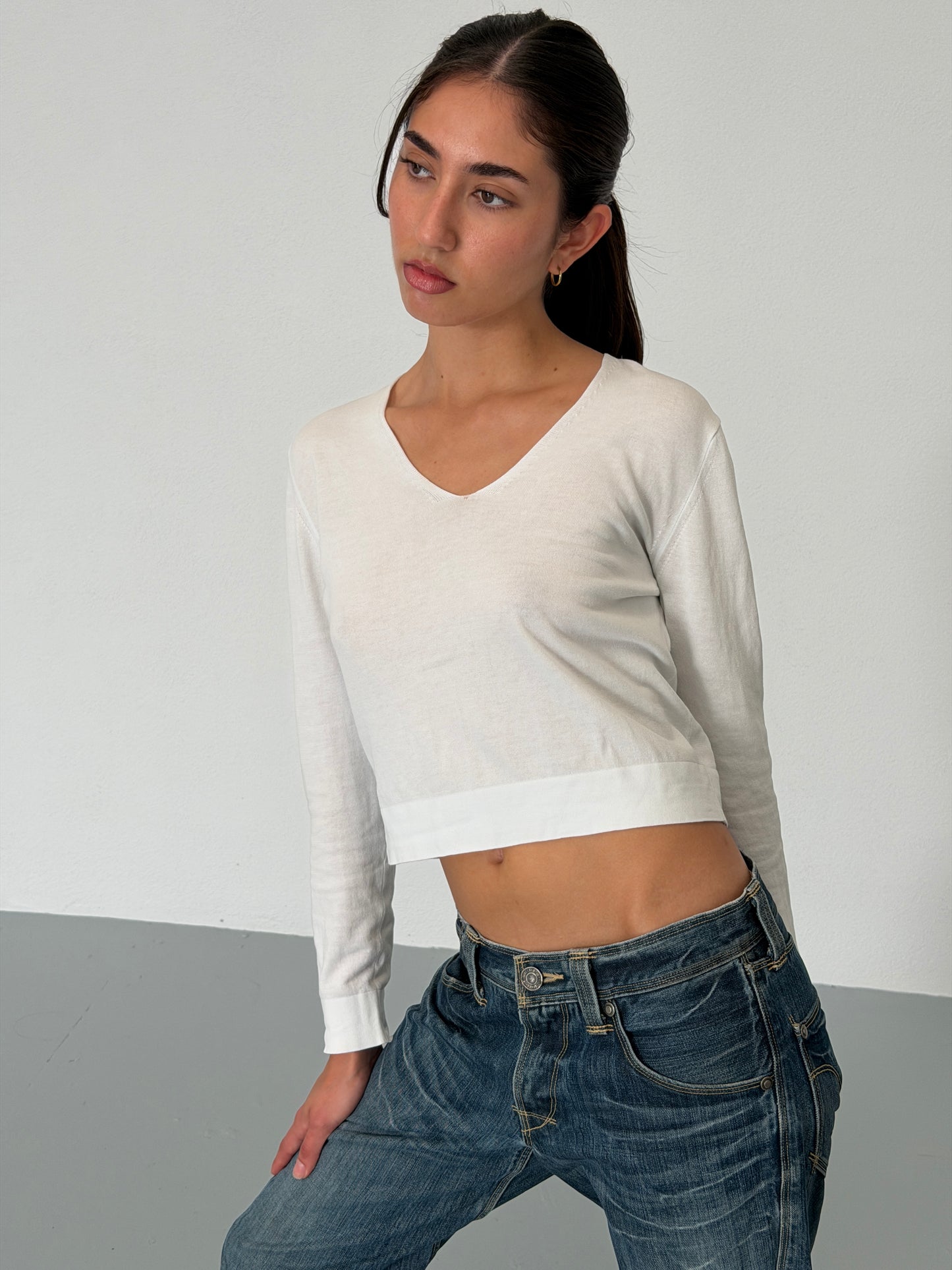 gucci spring 1999 knit top