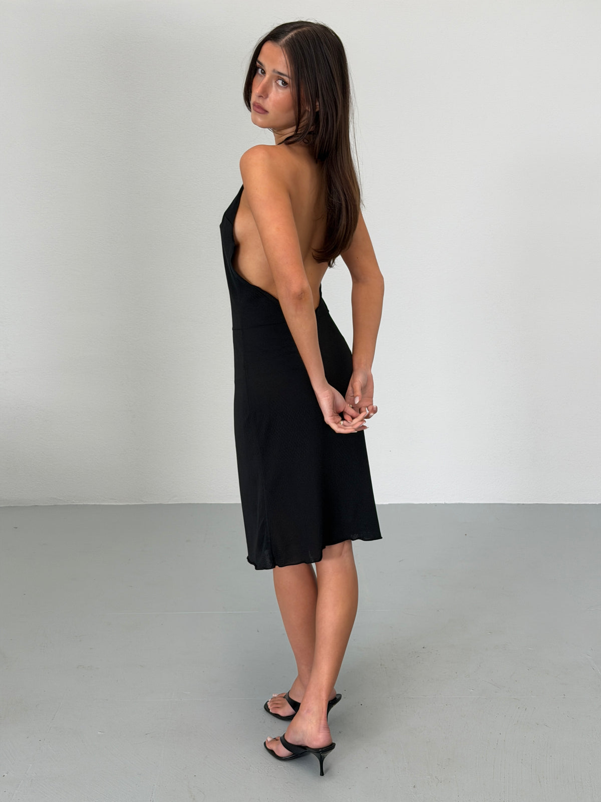 miu miu spring 2000 keyhole mesh dress