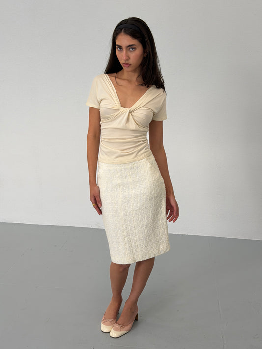 chanel cruise 2005 midi skirt