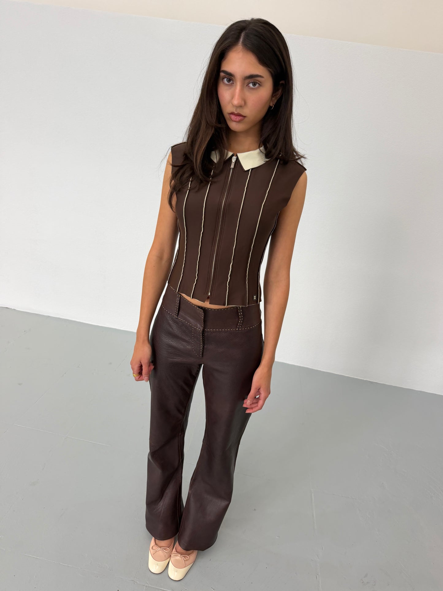 (reserved) chanel spring 2000 runway zip top
