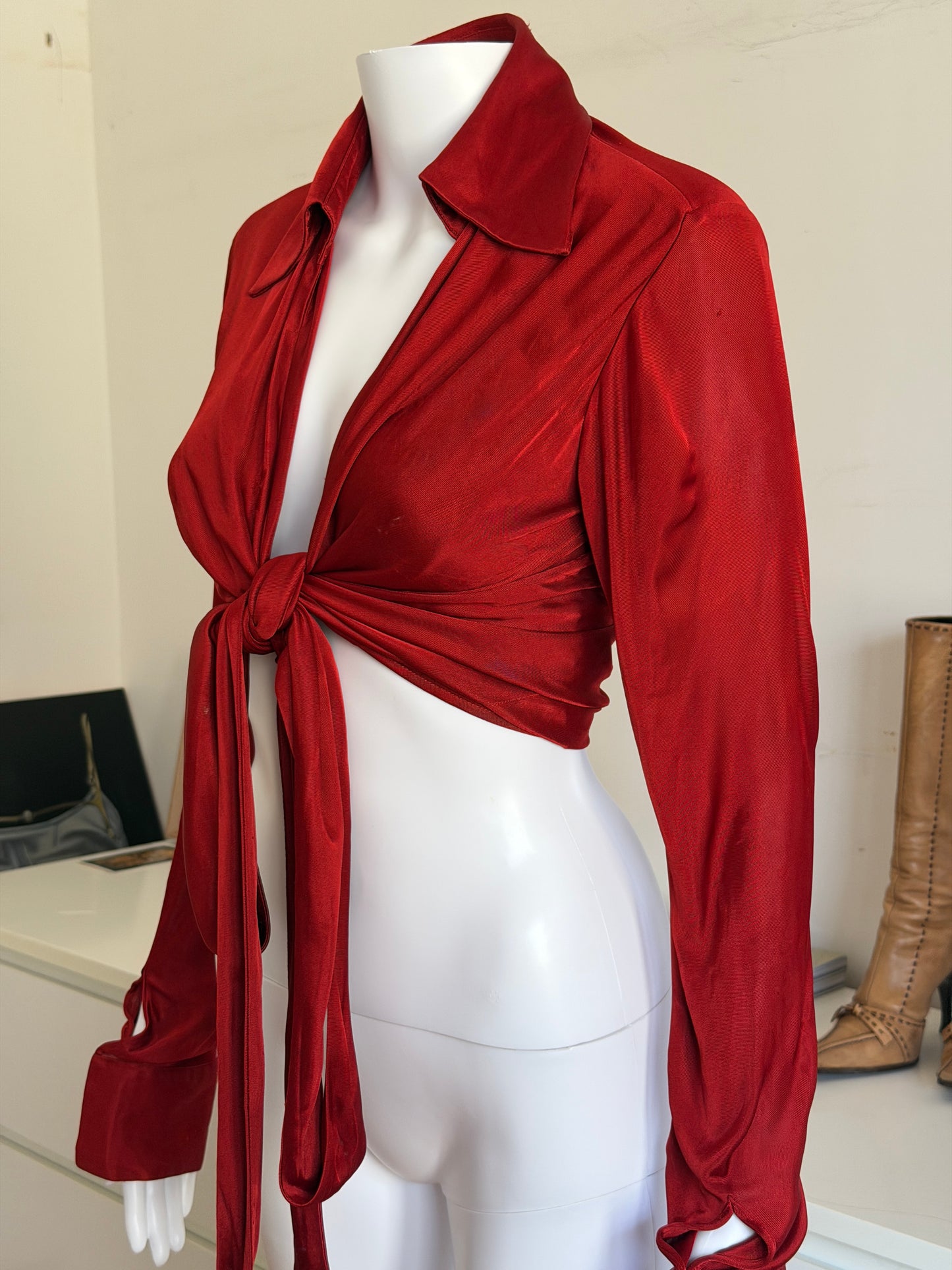 gucci spring summer 1996 wrap top (scarlett)