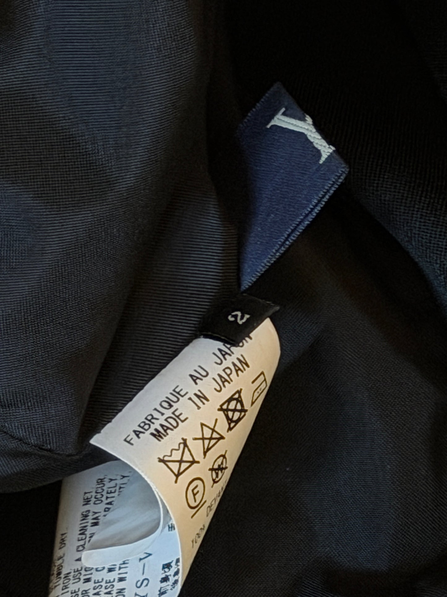 (rare) y's by yohji yamamoto tailored open back vest