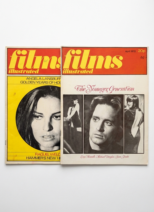 films illustrated (1971 + 1972) magazine set