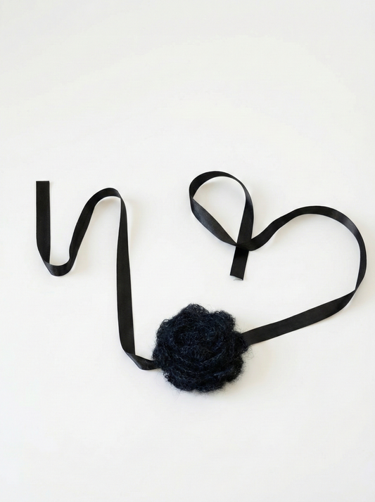 eina rosette belt (black)