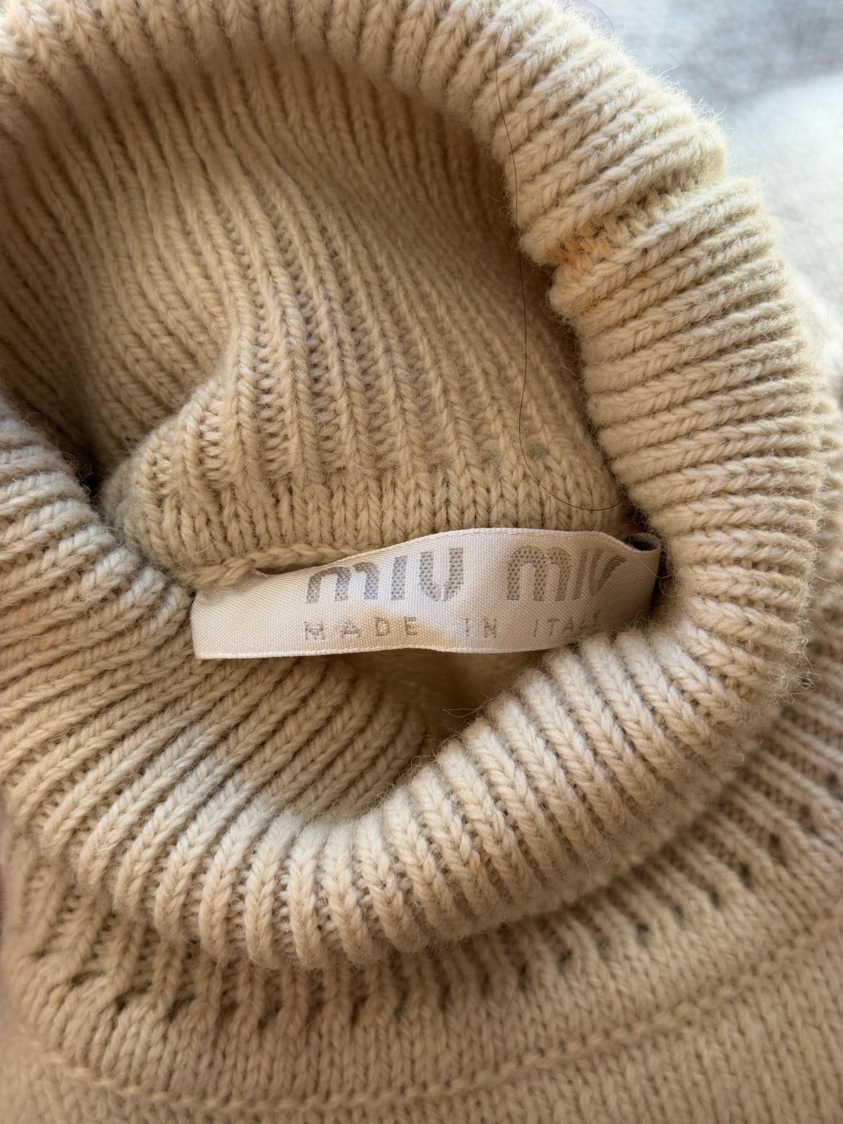 miu miu spring 2000 knit top