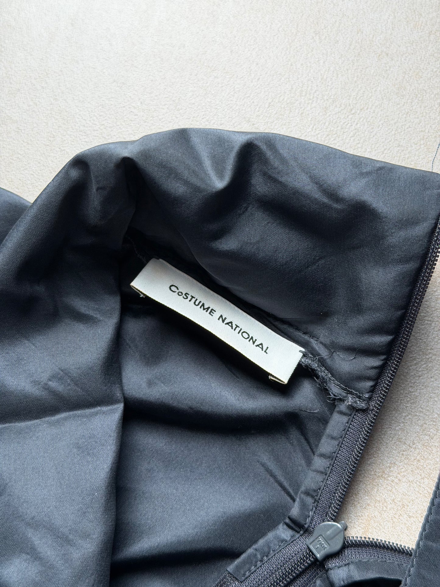 90s costume national silk turtleneck top