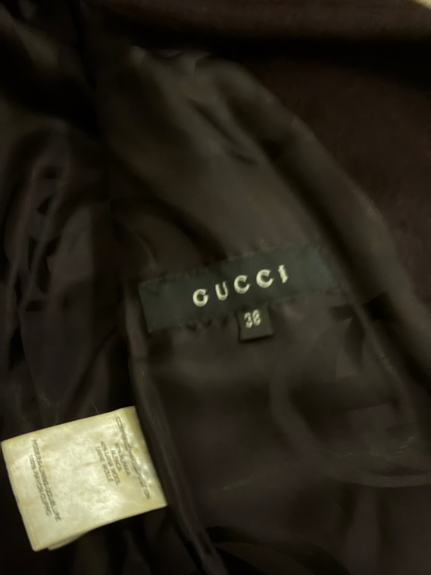 gucci fall 2004 by tom ford alpaca coat