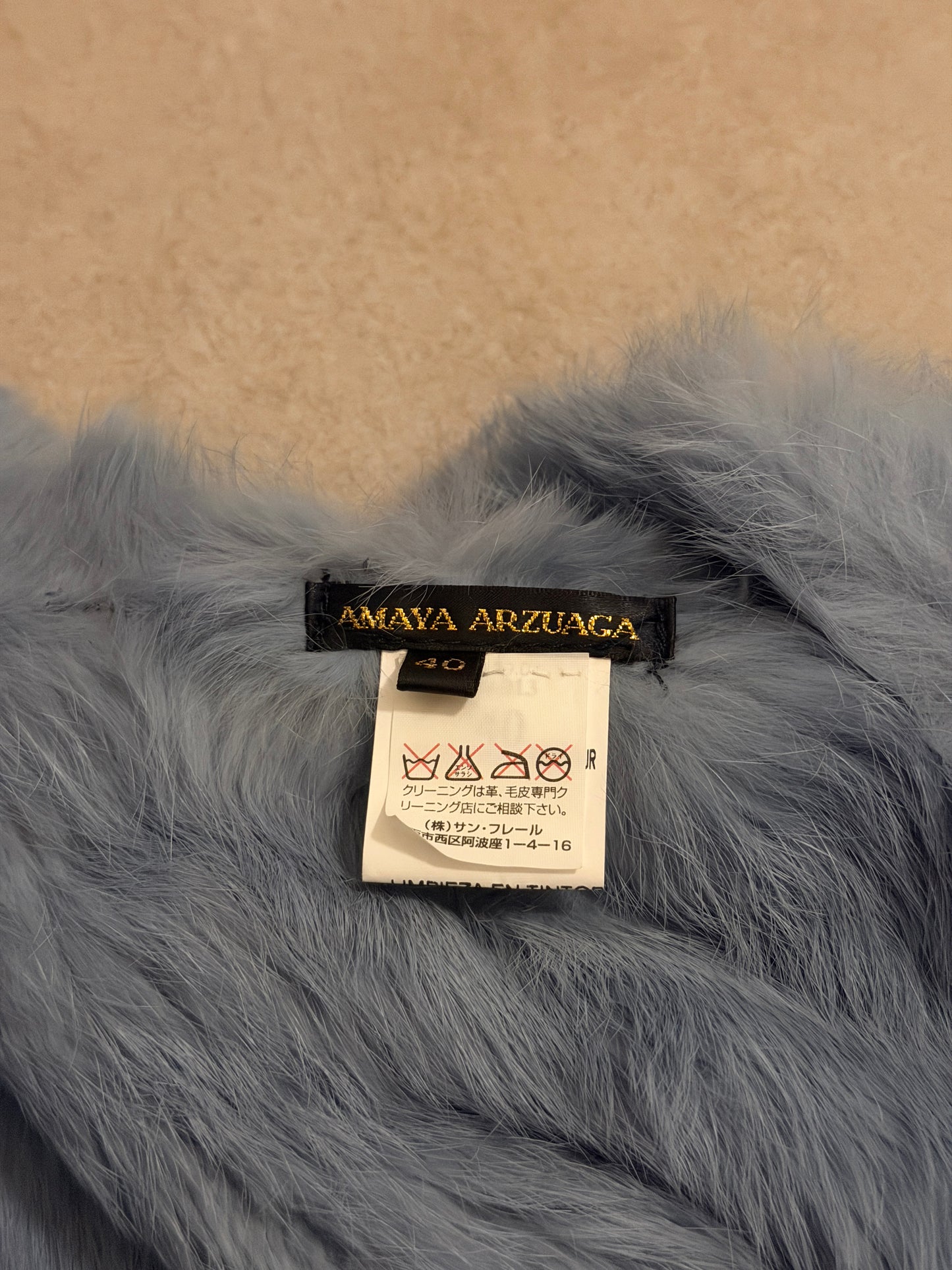 amaya arzuaga 90s fur coat