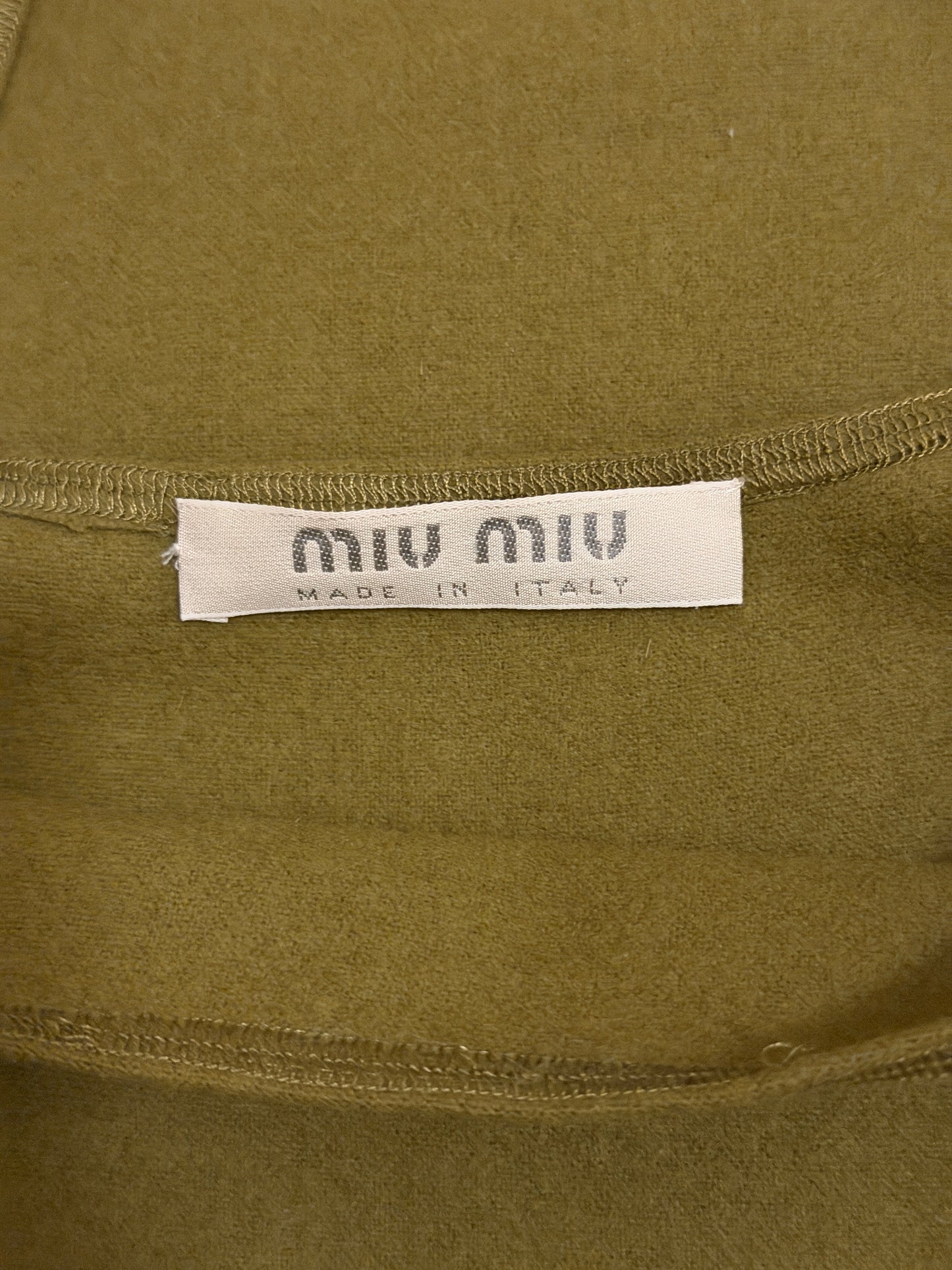 miu miu fall winter 1999 wool dress