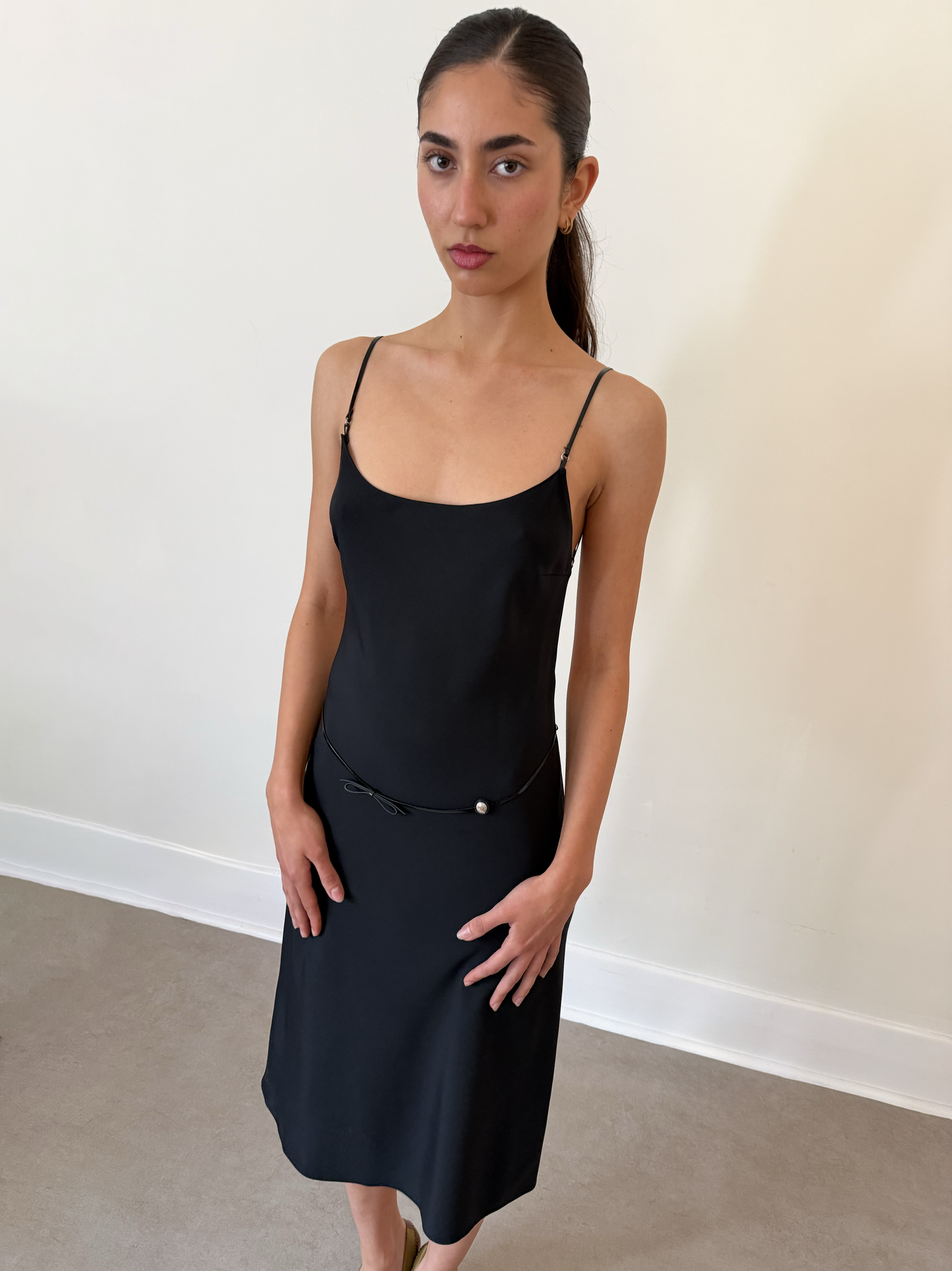 (permanent collection) prada spring summer 2000 leather strap dress