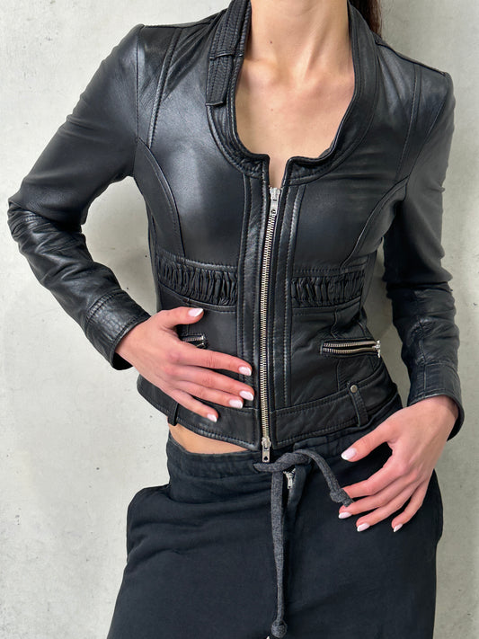 annarita italian leather jacket