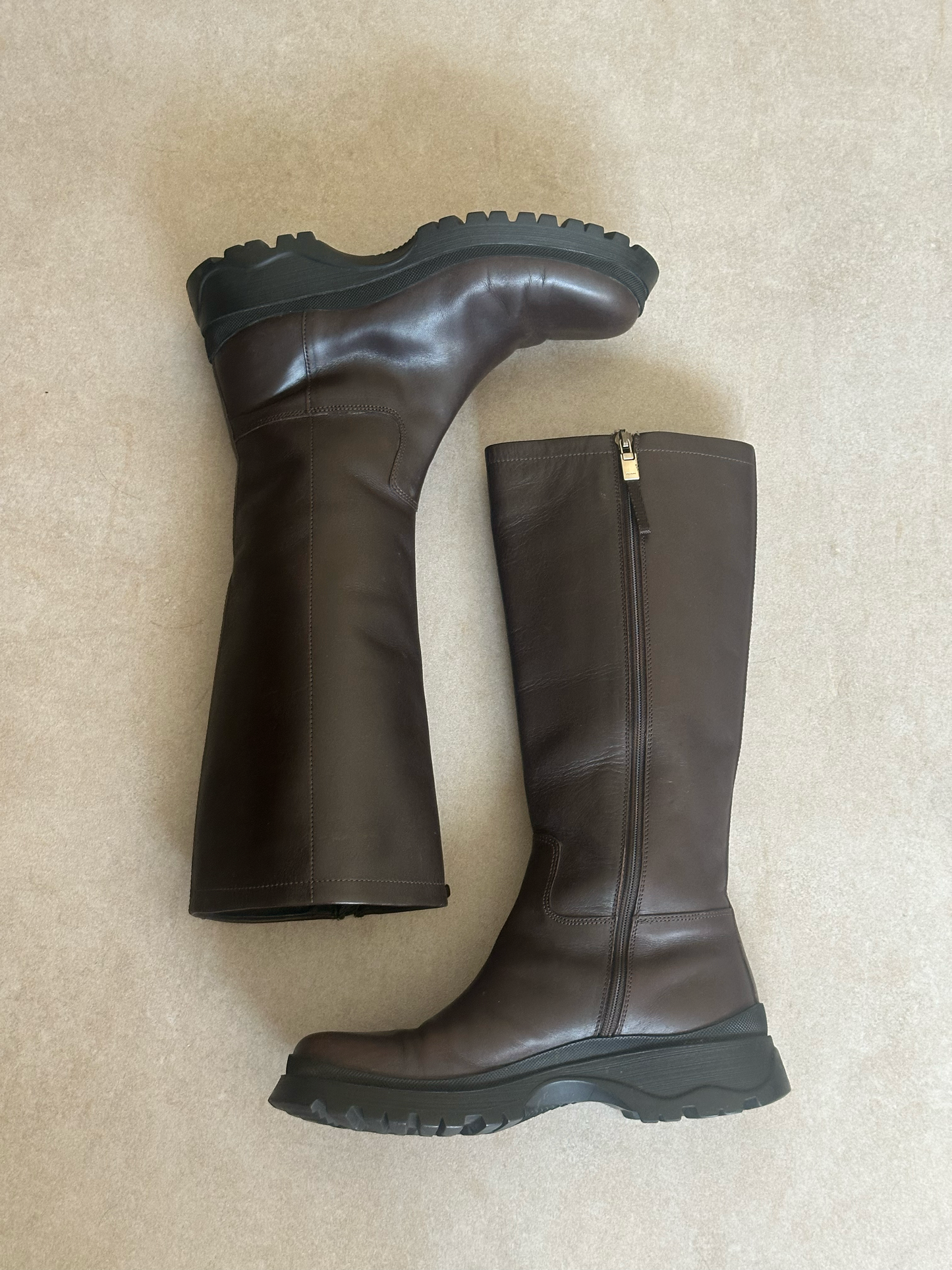 prada 2003 lug sole bella hadid boots