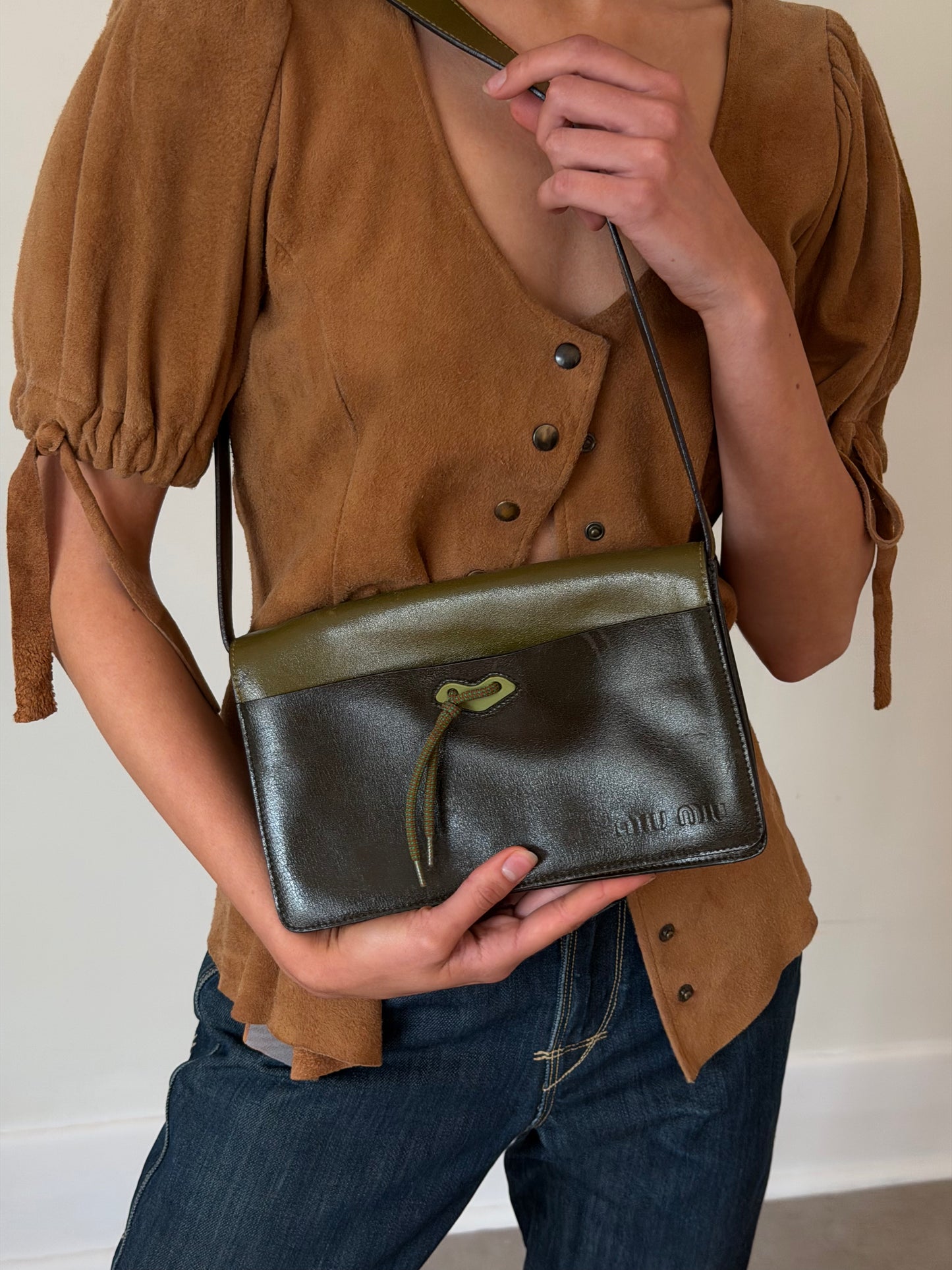 (rare) miu miu fw 1999 butterfly bag