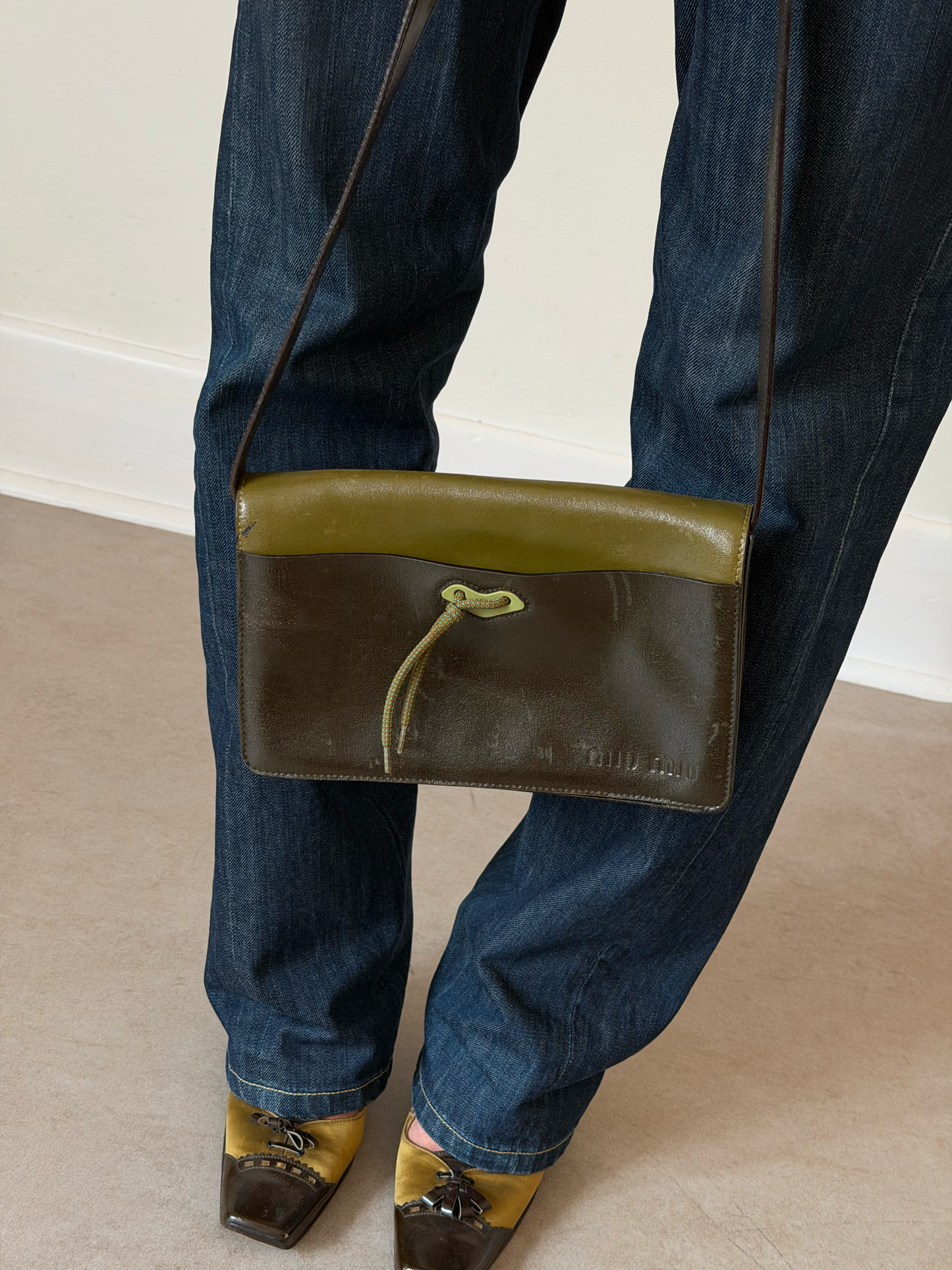 (rare) miu miu fw 1999 butterfly bag