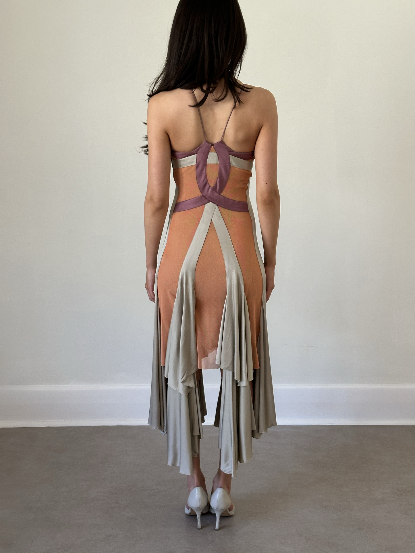 (permanent collection) stella mccartney spring summer 2004 satin panel dress