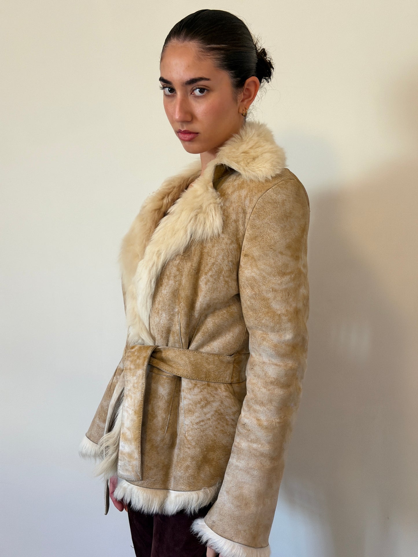 (rare) gucci fall winter 2002 by tom ford shearling jacket