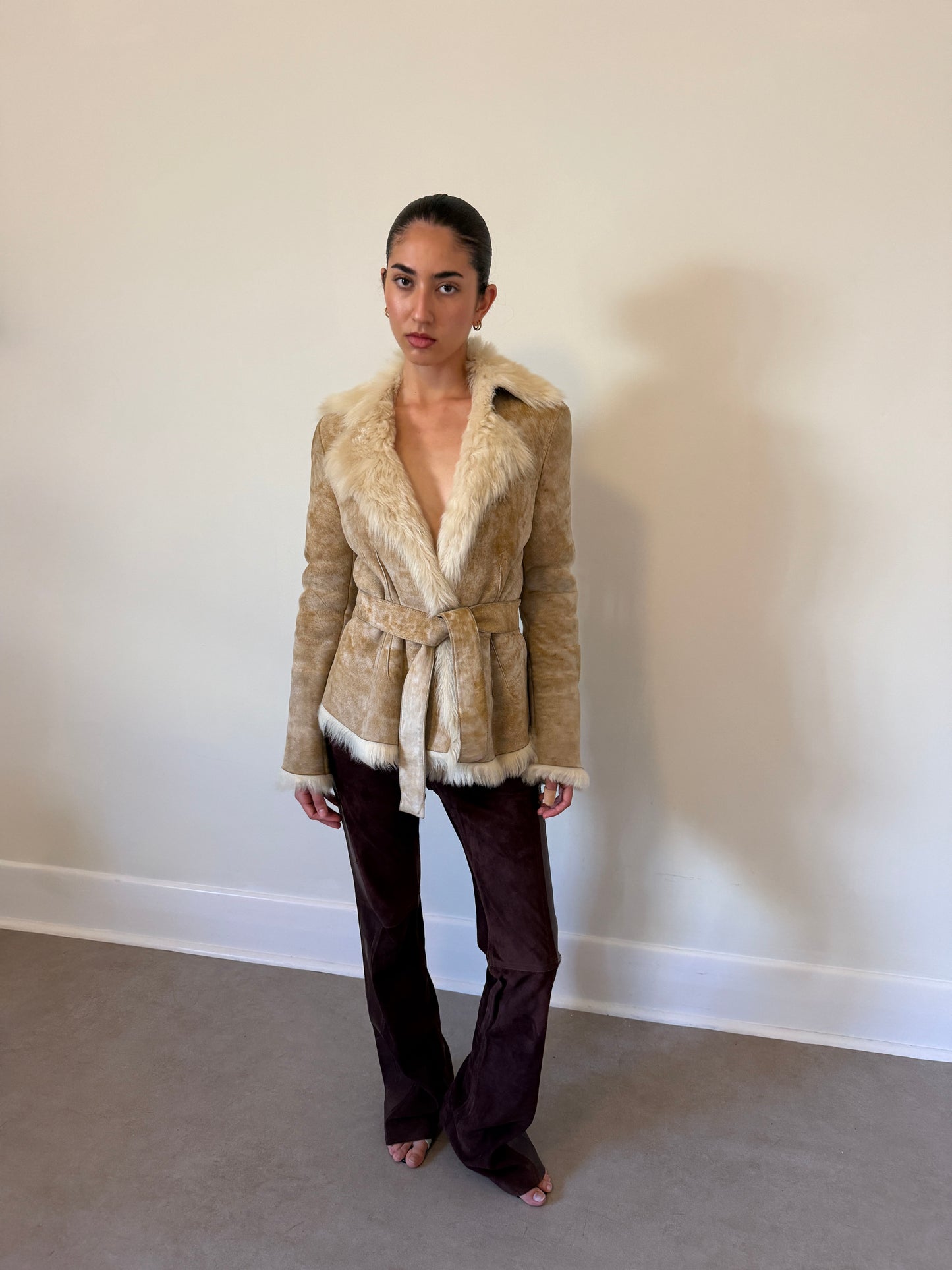 (rare) gucci fall winter 2002 by tom ford shearling jacket